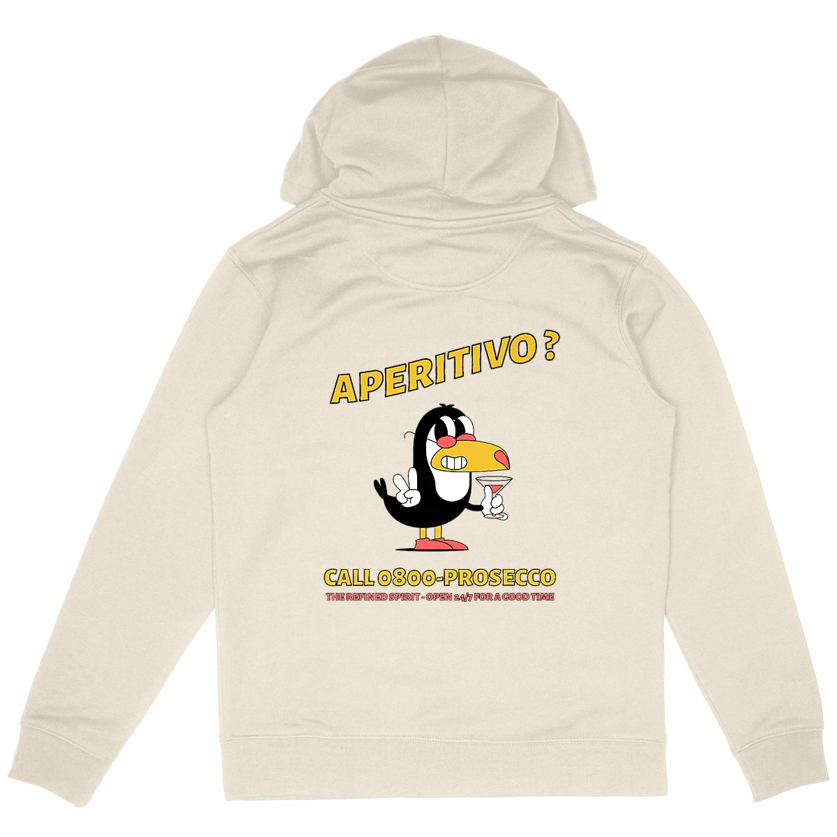 Call 0800-Prosecco - Organic Hoodie
