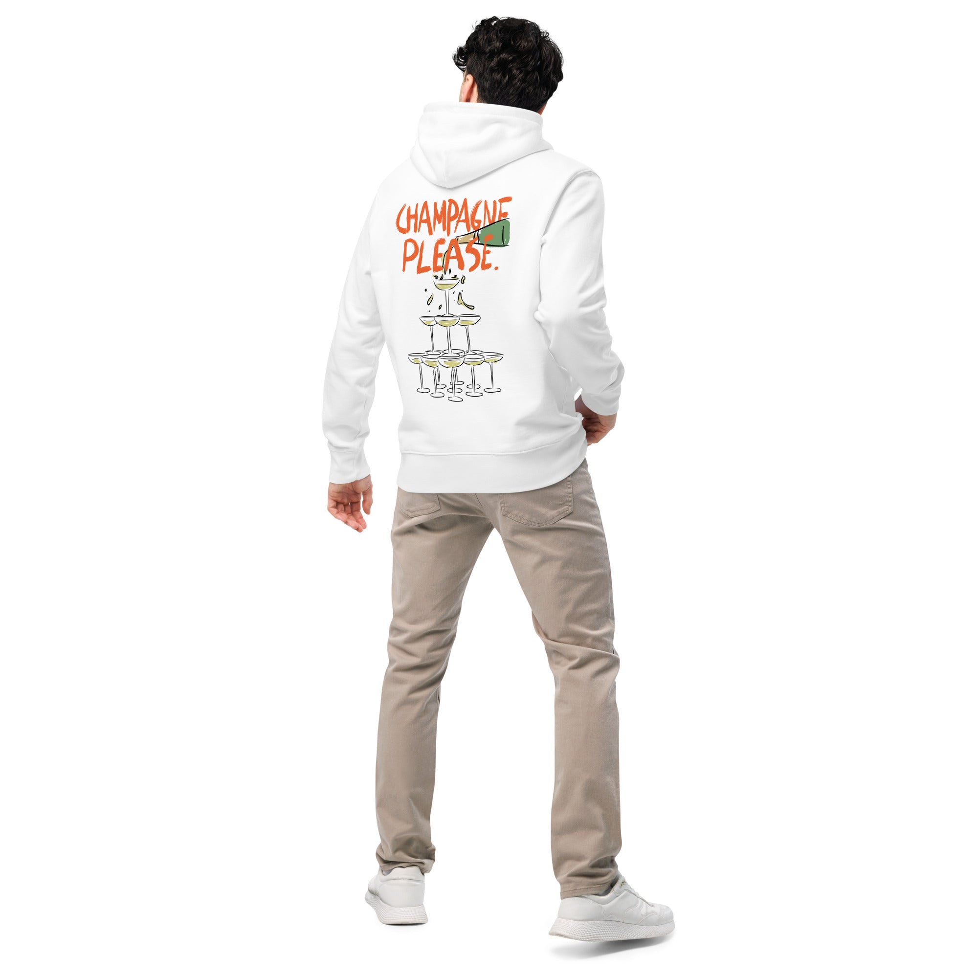 Champagne Please - Organic Hoodie - The Refined Spirit