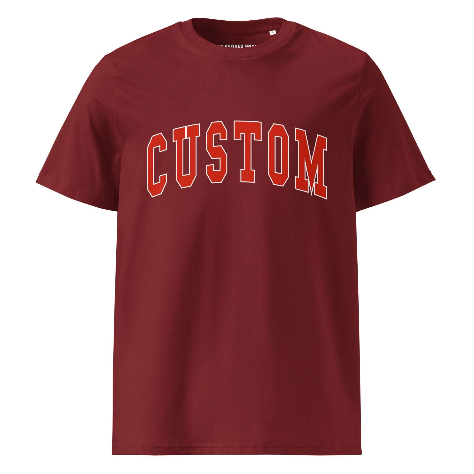 College Custom Organic T-shirt