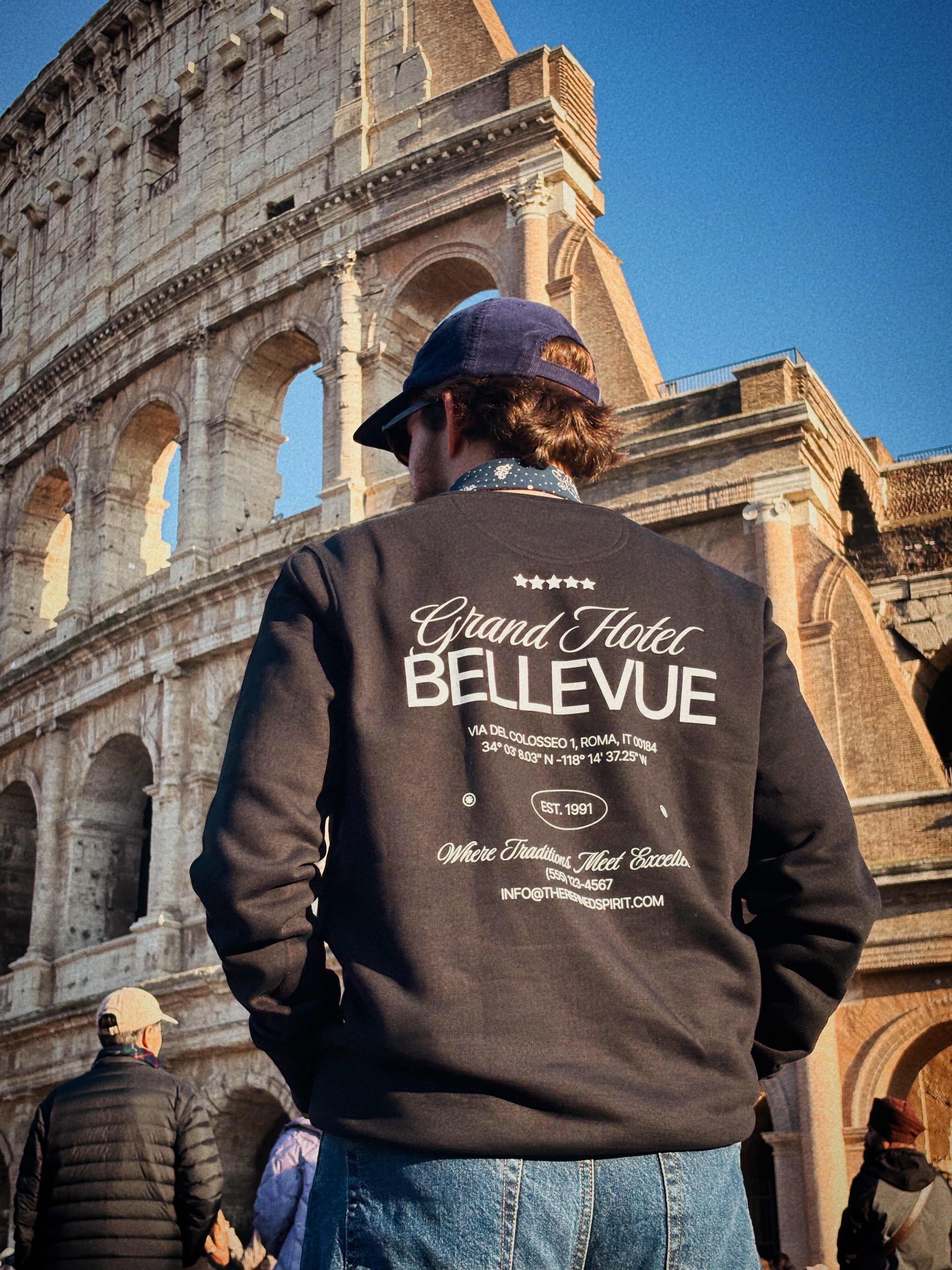 Grand Hotel Bellevue - Organic Sweatshirt - The Refined Spirit