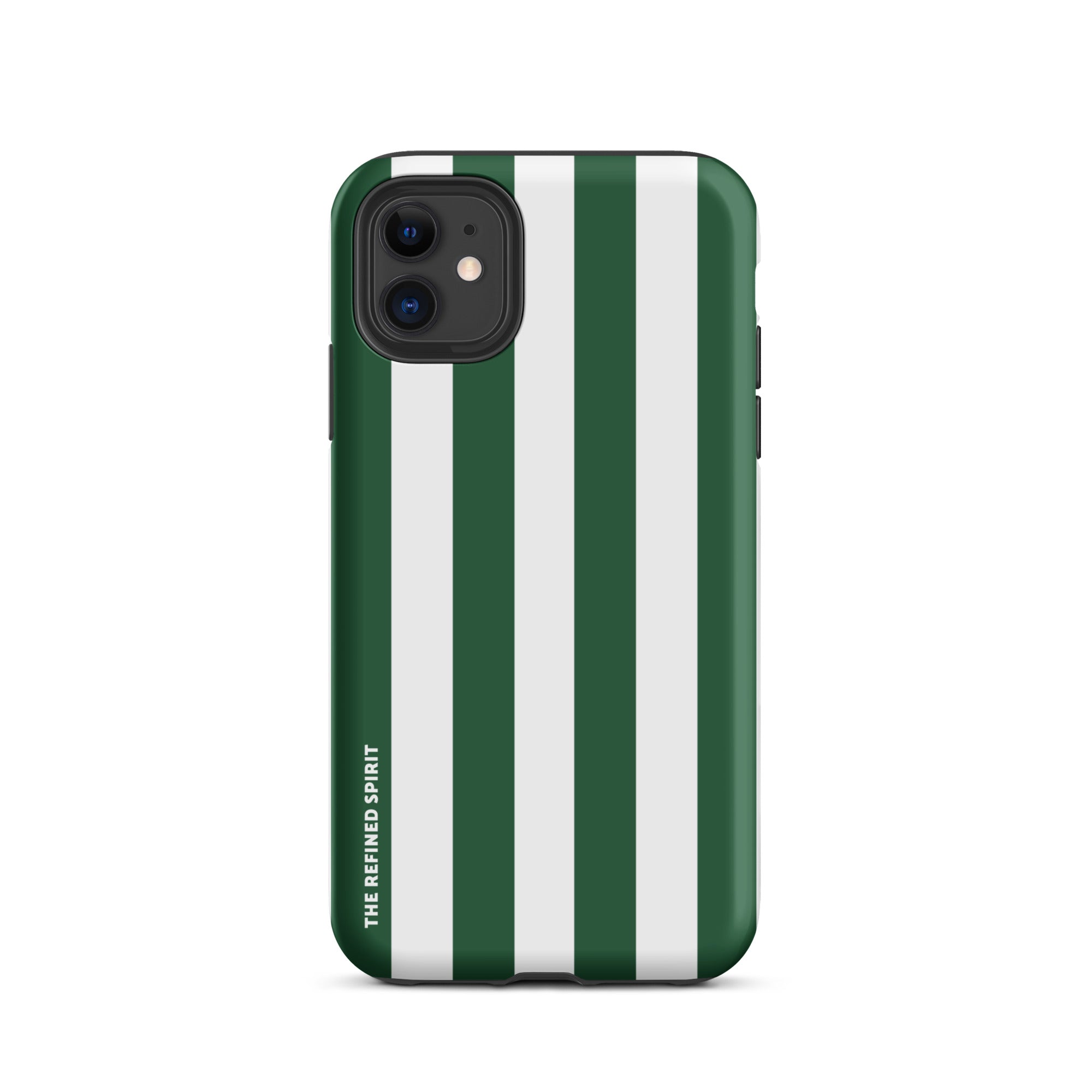 Green Stripes - Tough Case for iPhone® - The Refined Spirit