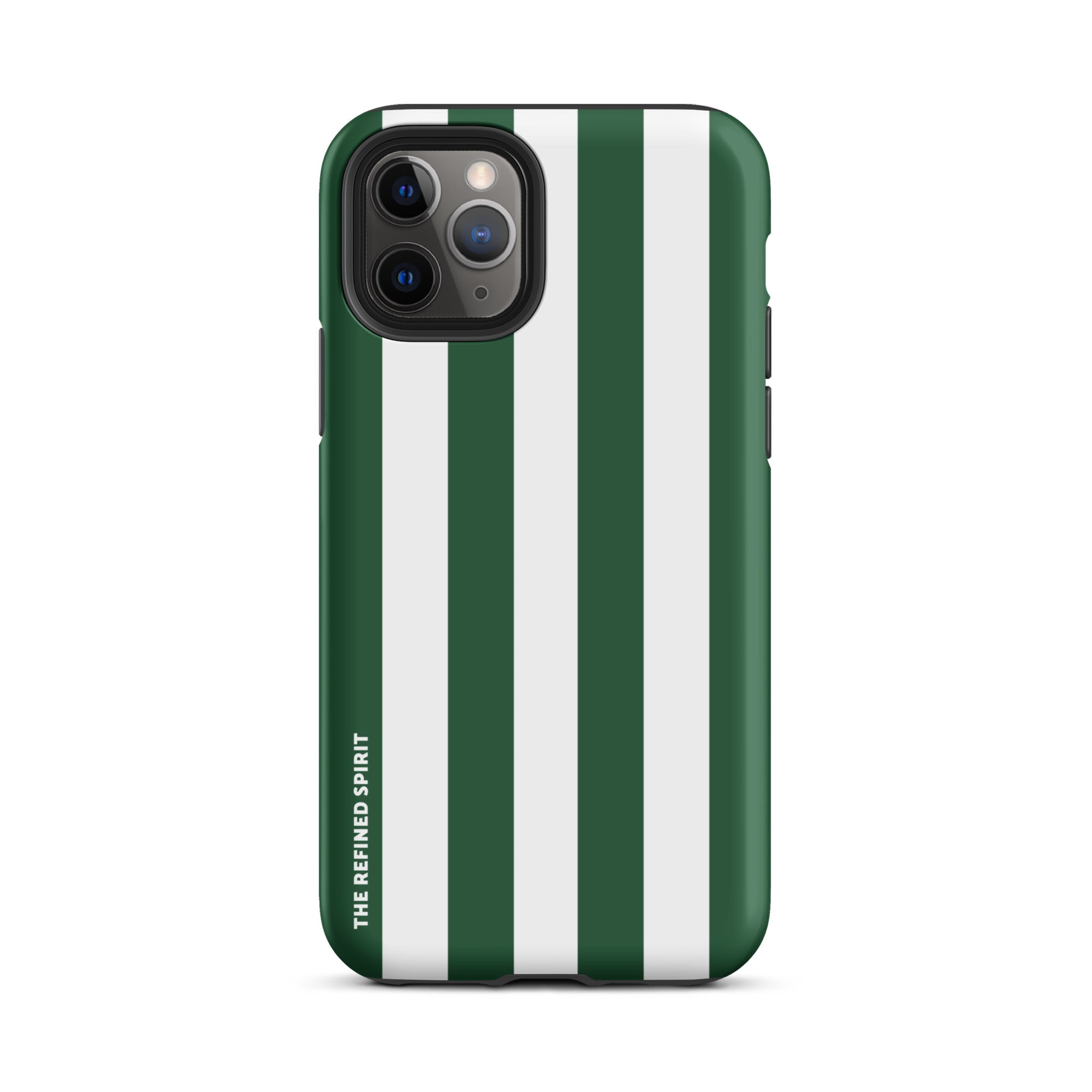 Green Stripes - Tough Case for iPhone® - The Refined Spirit