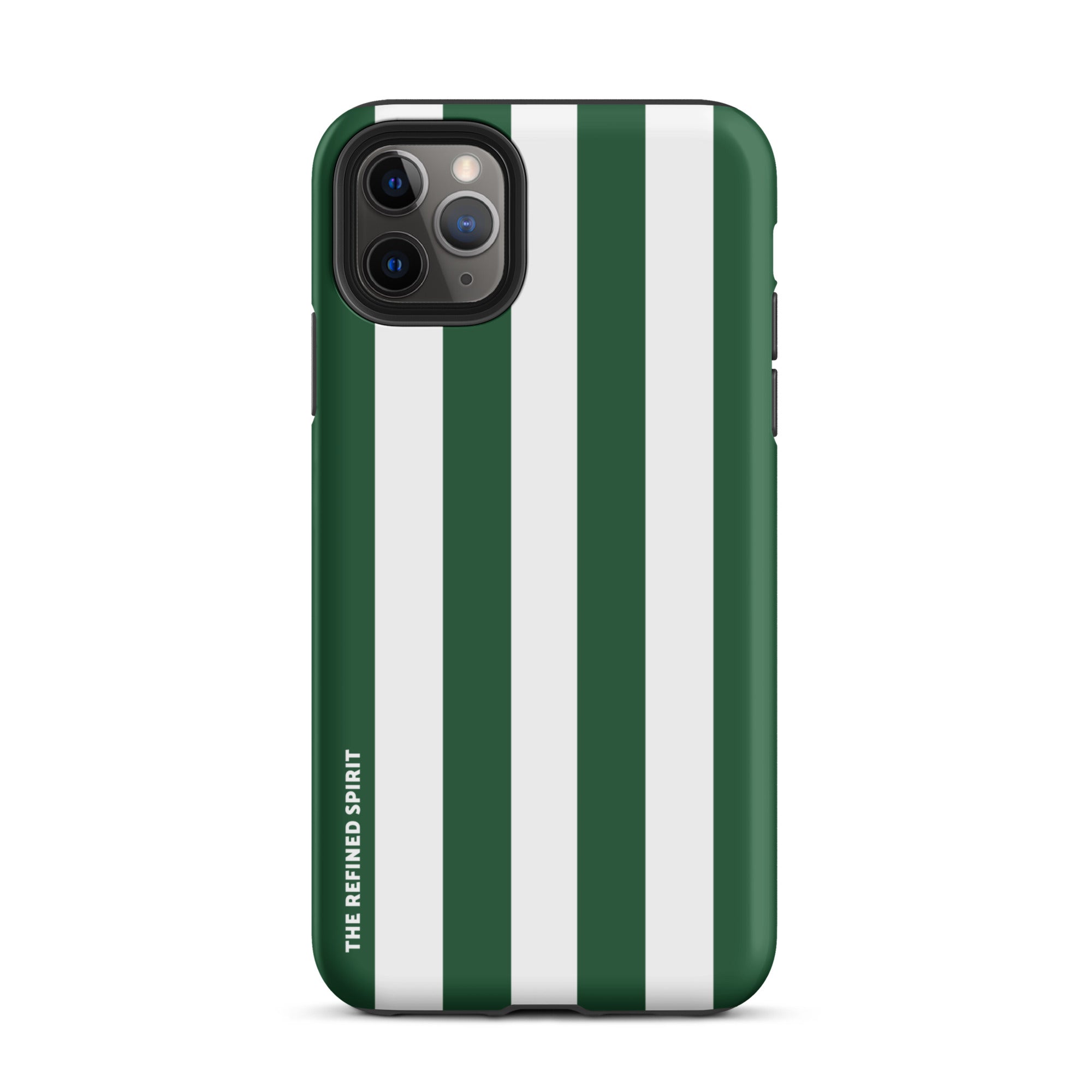 Green Stripes - Tough Case for iPhone® - The Refined Spirit