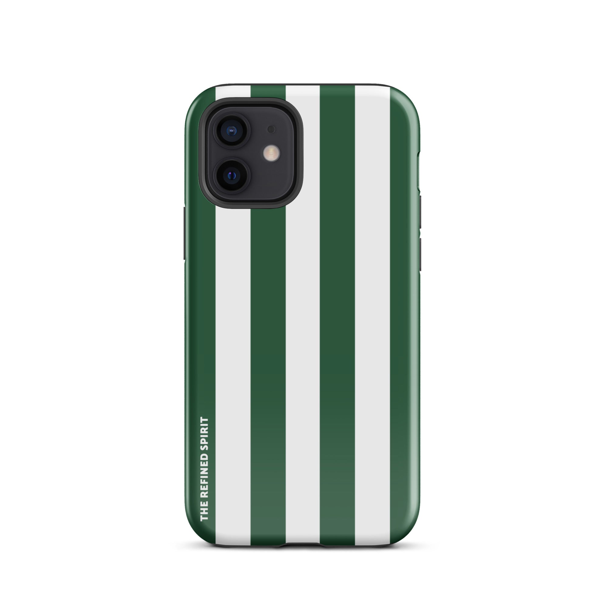 Green Stripes - Tough Case for iPhone® - The Refined Spirit