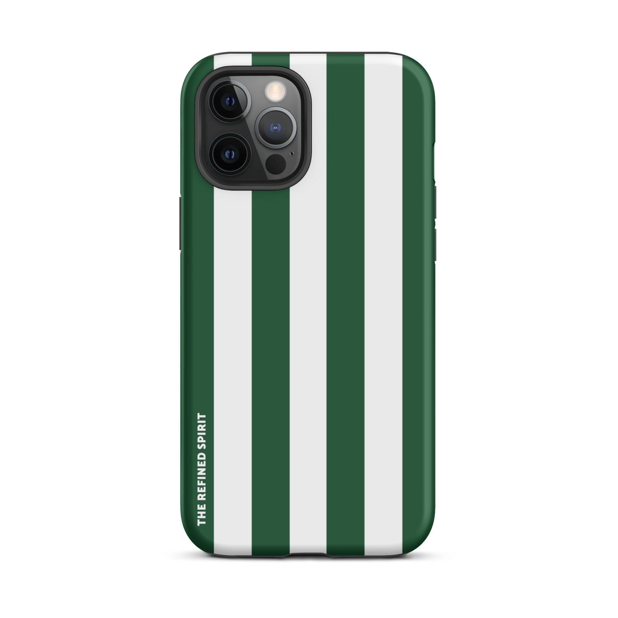 Green Stripes - Tough Case for iPhone® - The Refined Spirit