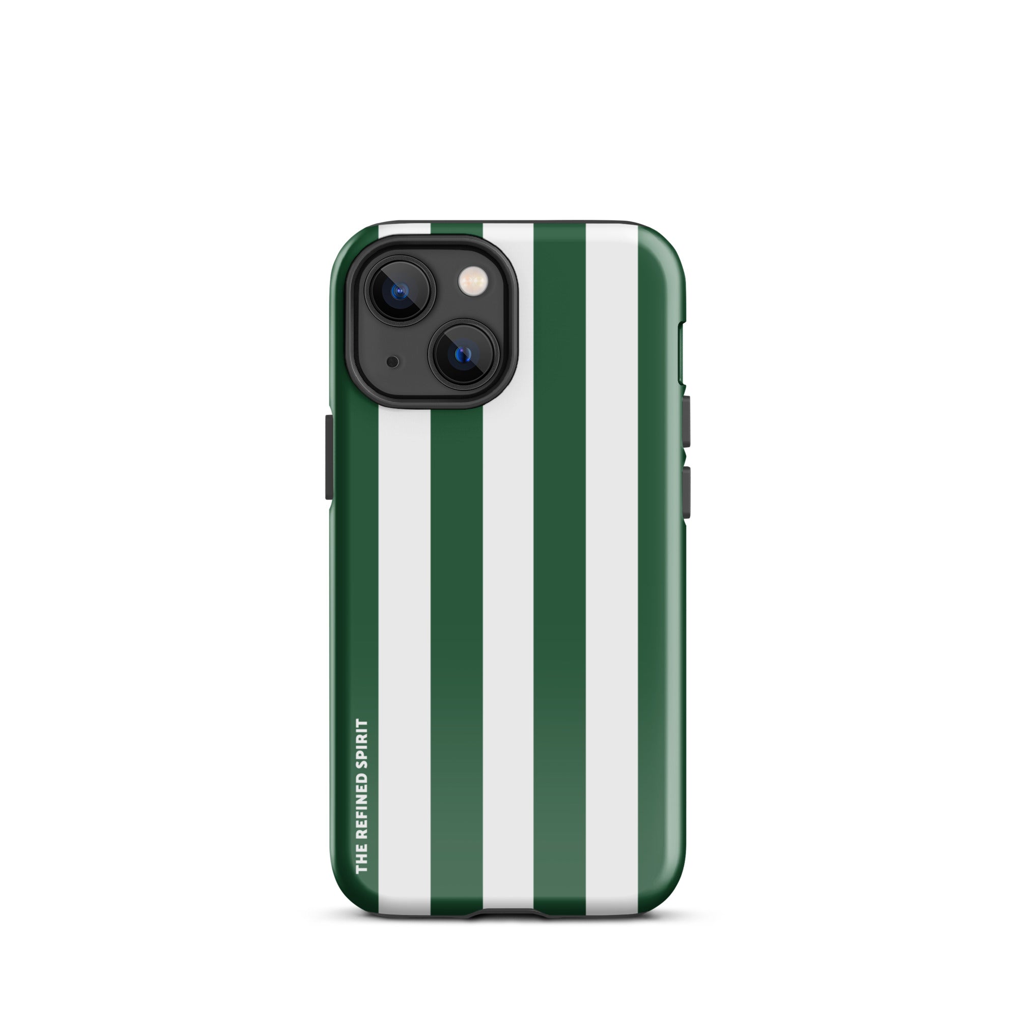 Green Stripes - Tough Case for iPhone® - The Refined Spirit