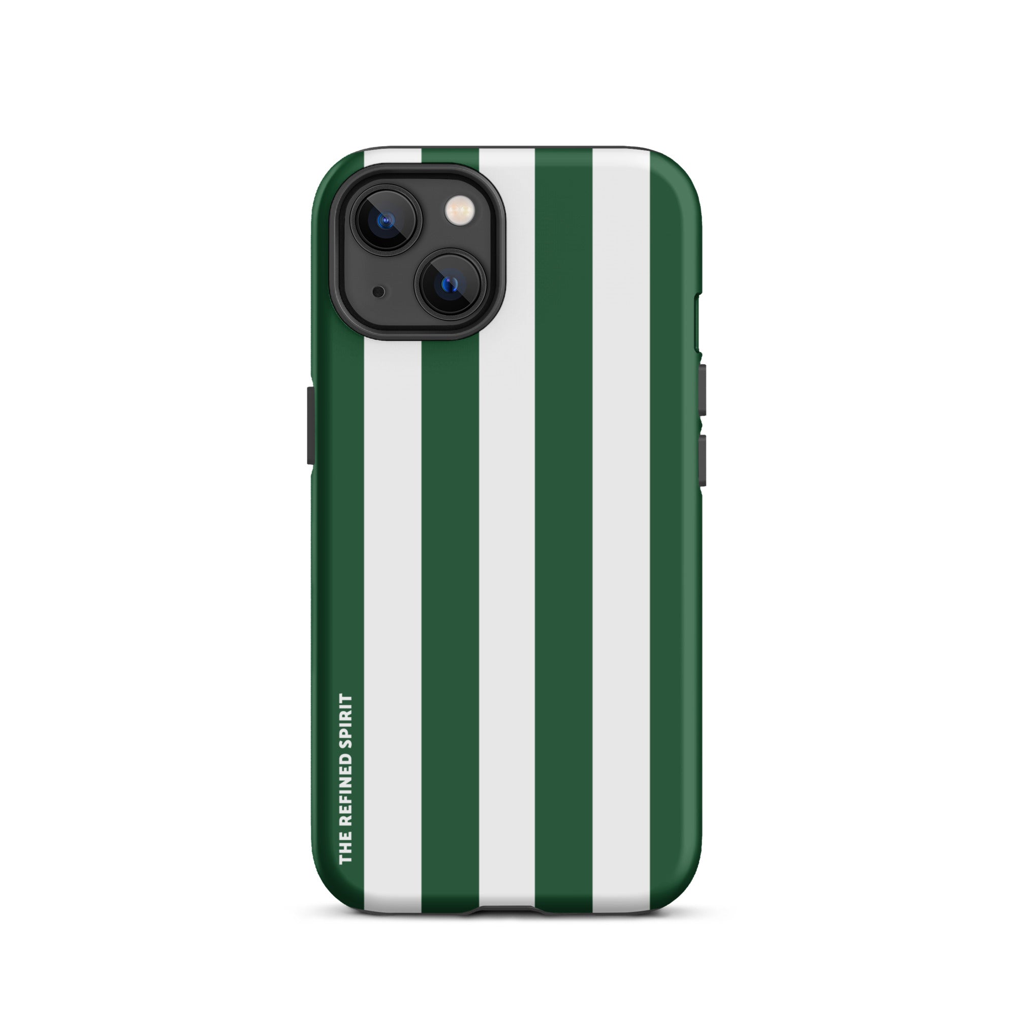Green Stripes - Tough Case for iPhone® - The Refined Spirit