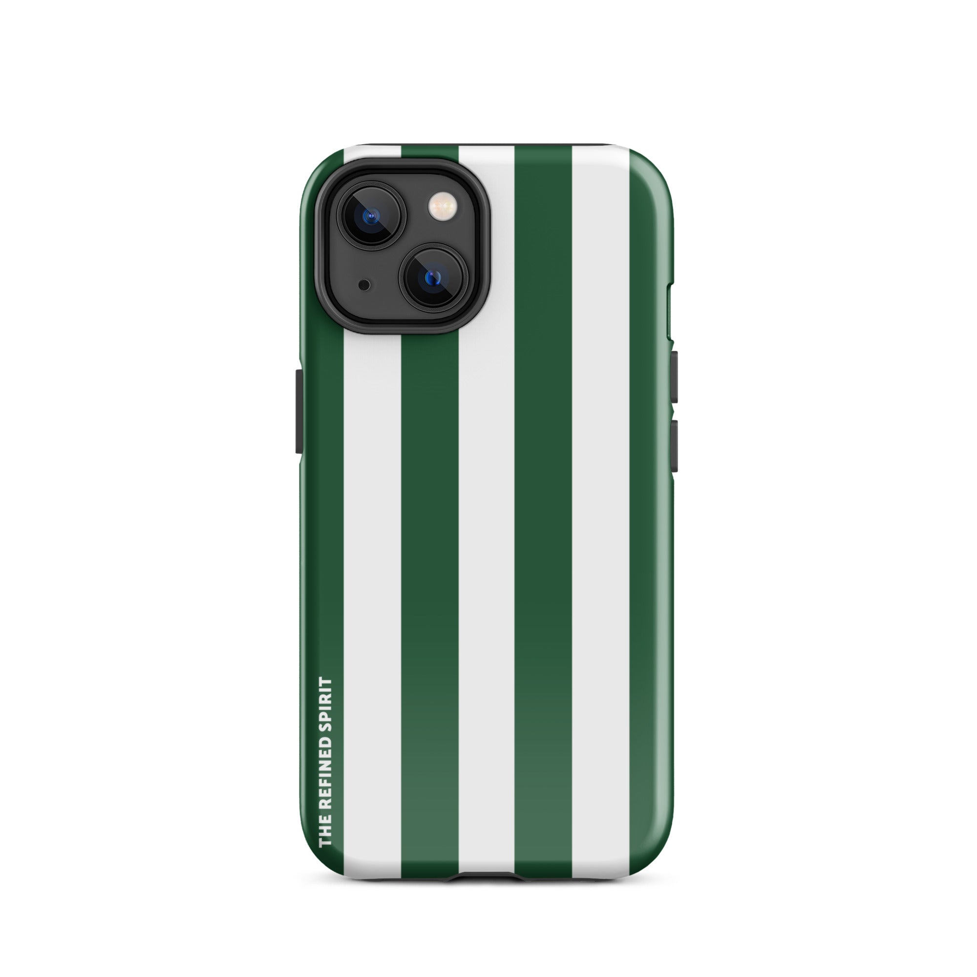 Green Stripes - Tough Case for iPhone® - The Refined Spirit