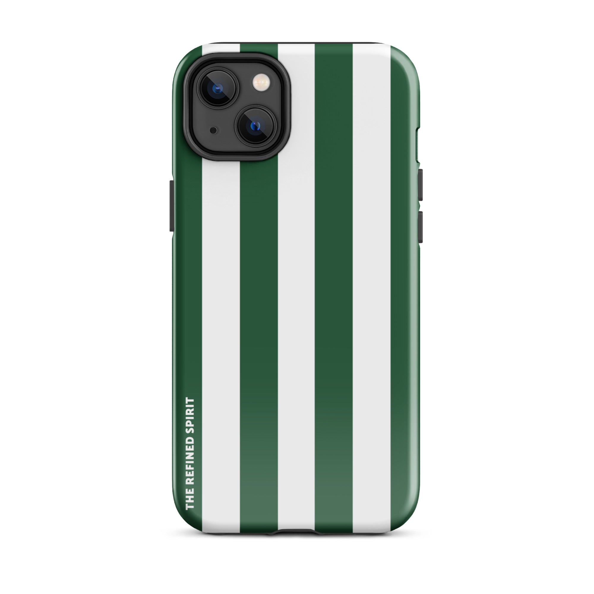 Green Stripes - Tough Case for iPhone® - The Refined Spirit