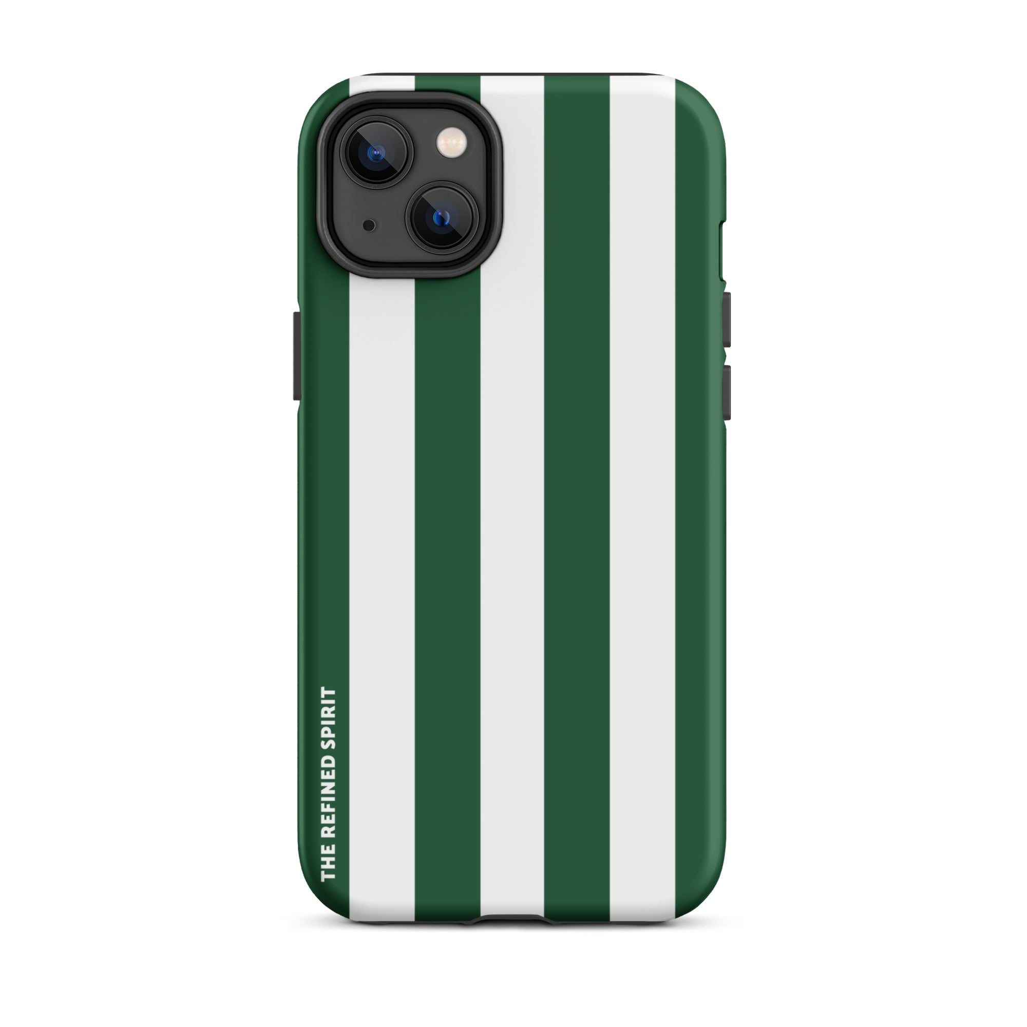 Green Stripes - Tough Case for iPhone® - The Refined Spirit