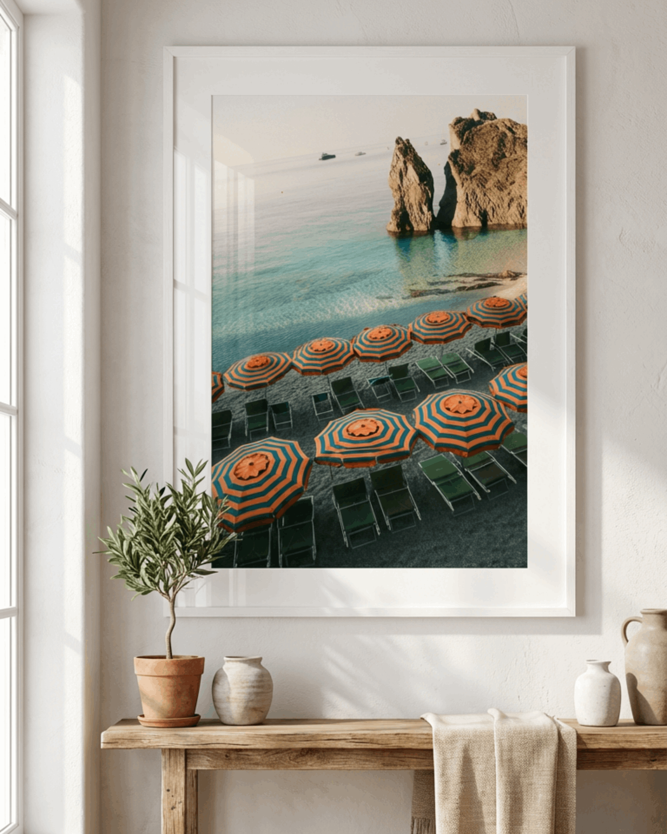Italy Beach Poster