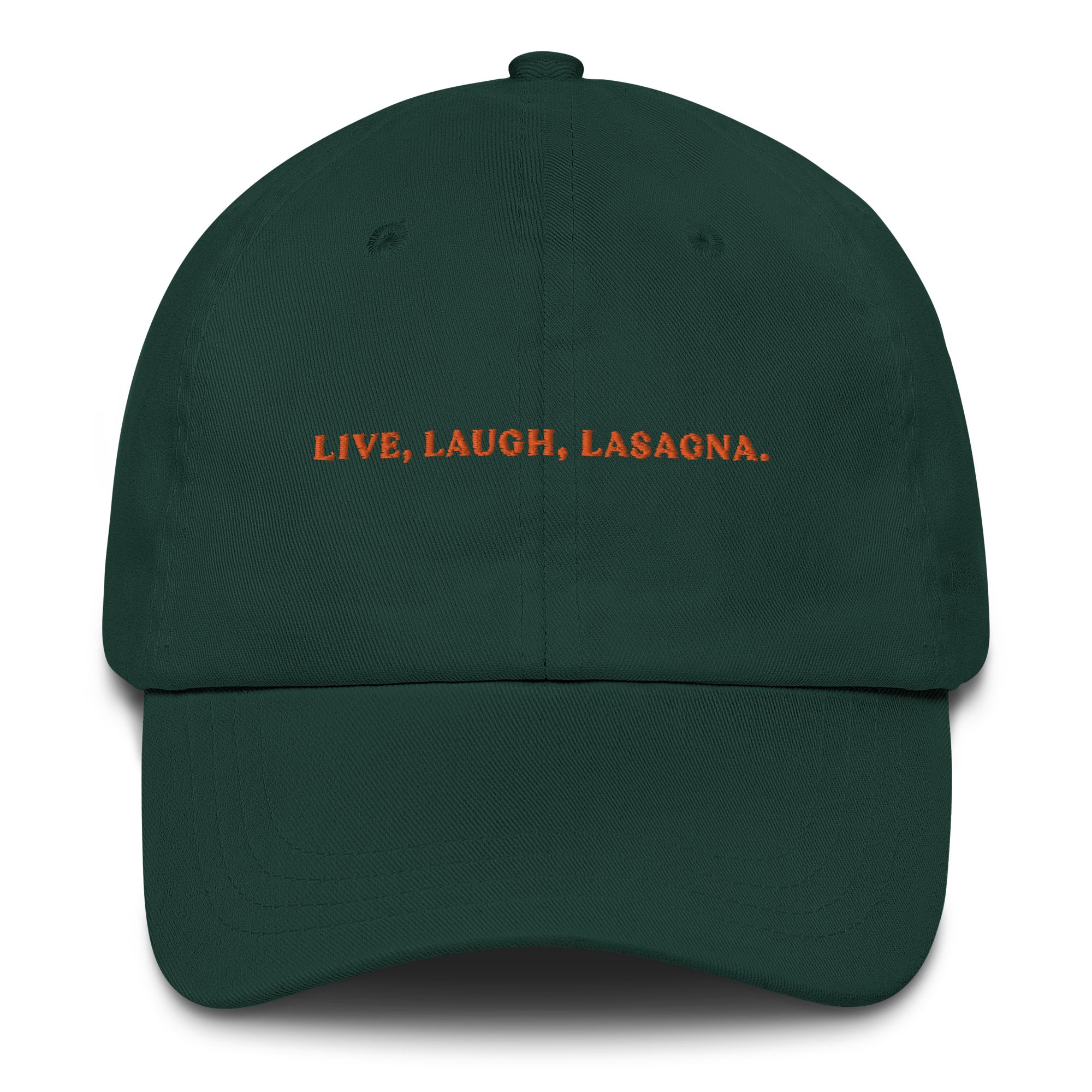 Live, Laugh, Lasagna - Cap - The Refined Spirit