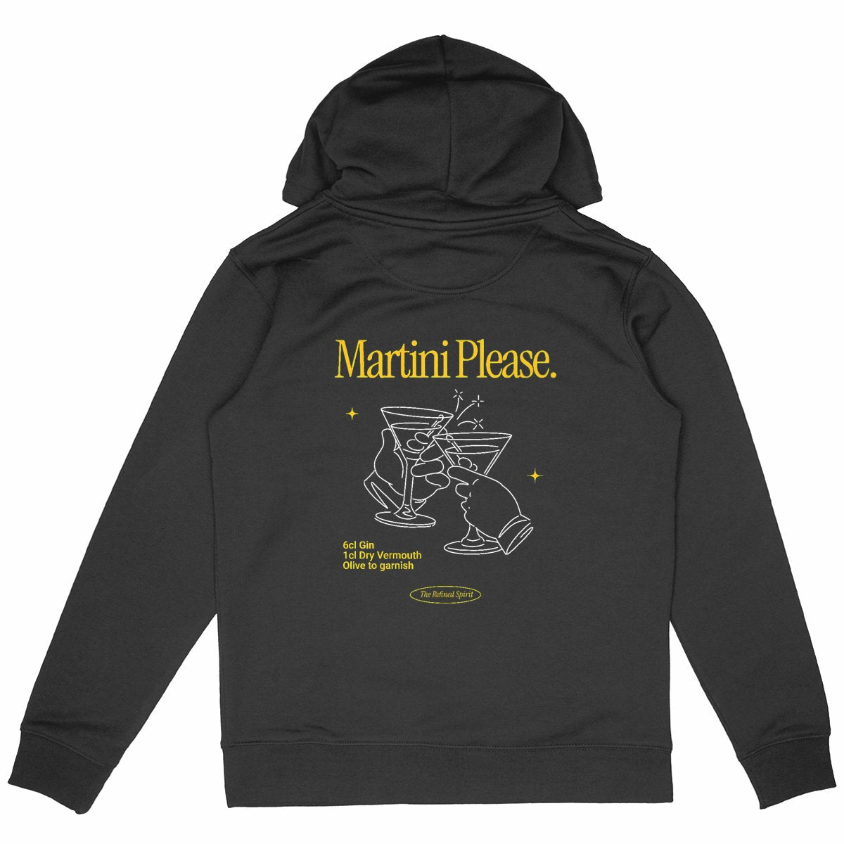 Martini Please - Organic Hoodie - The Refined Spirit