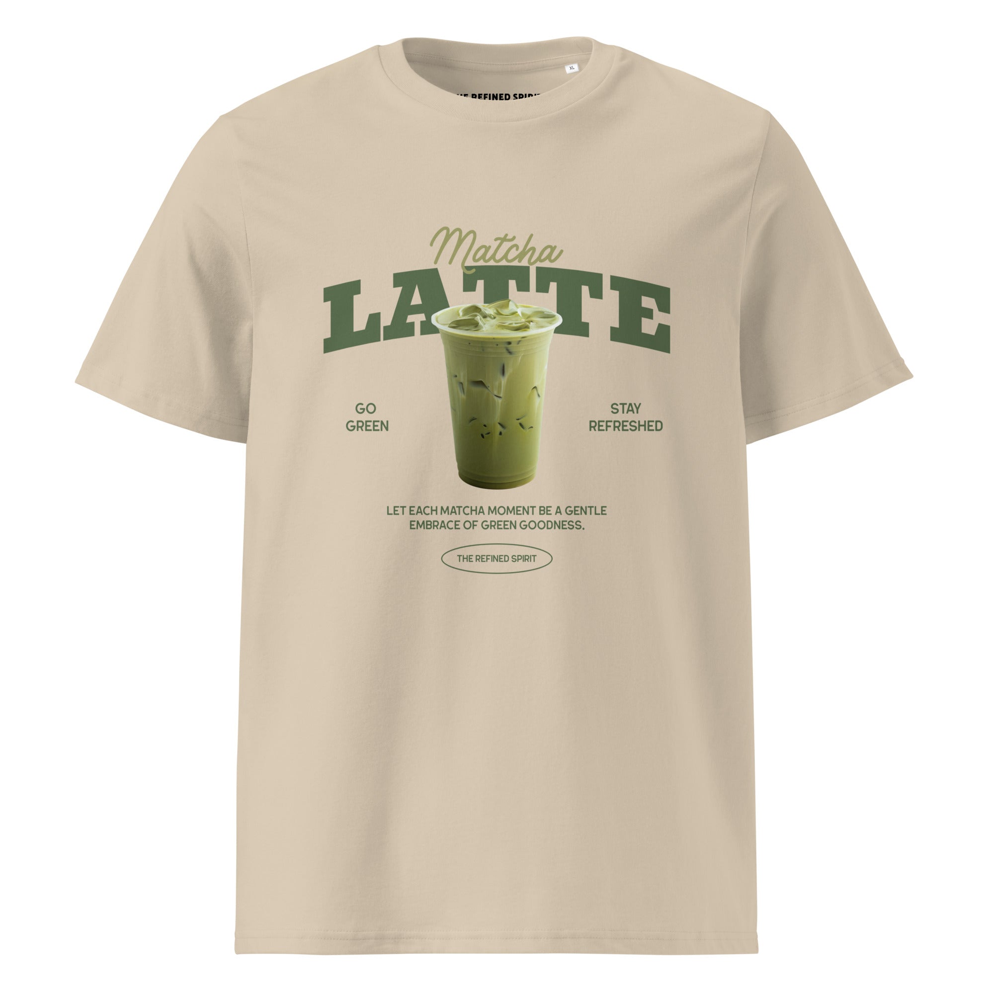 Matcha Latte - Organic T-shirt - The Refined Spirit