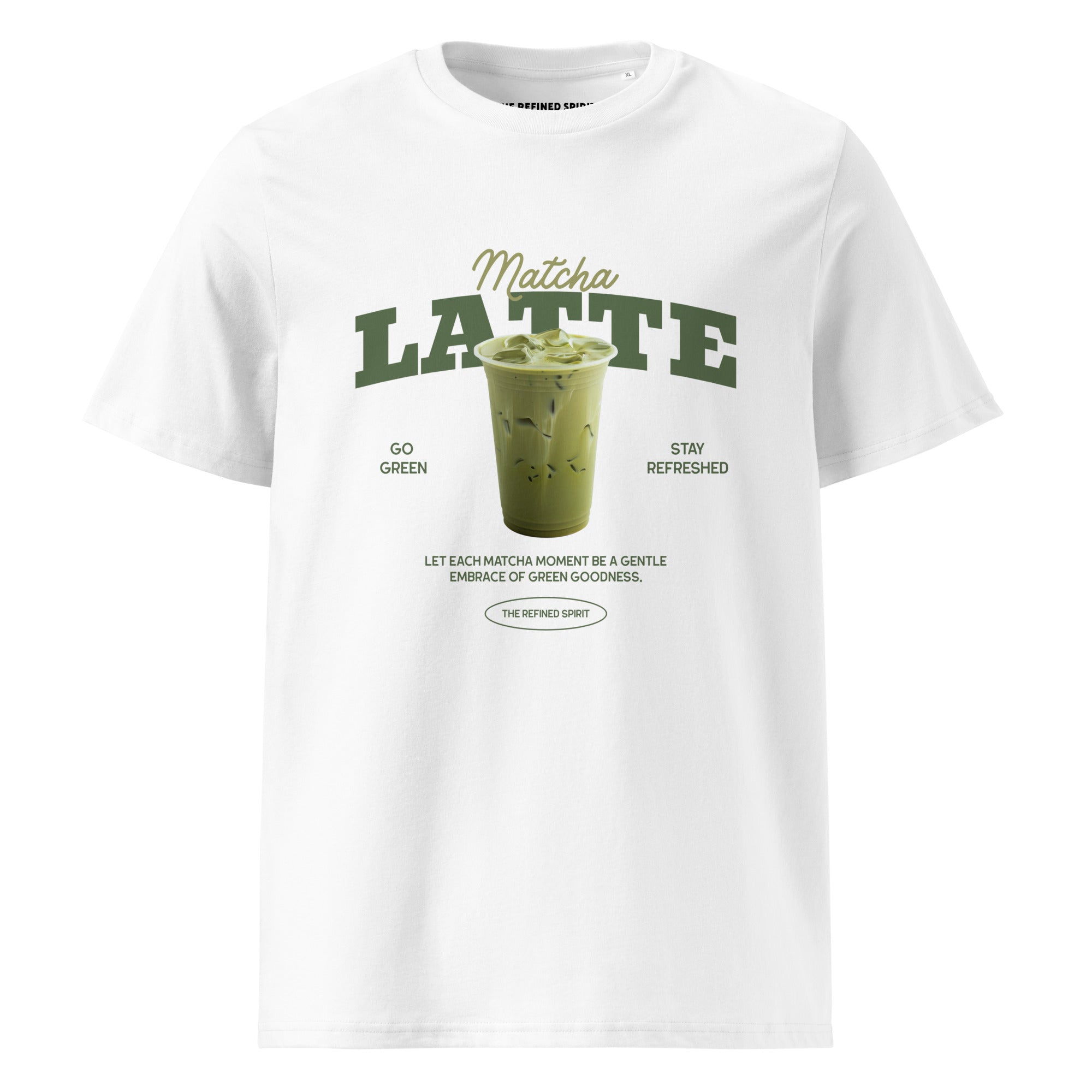 Matcha Latte - Organic T-shirt - The Refined Spirit