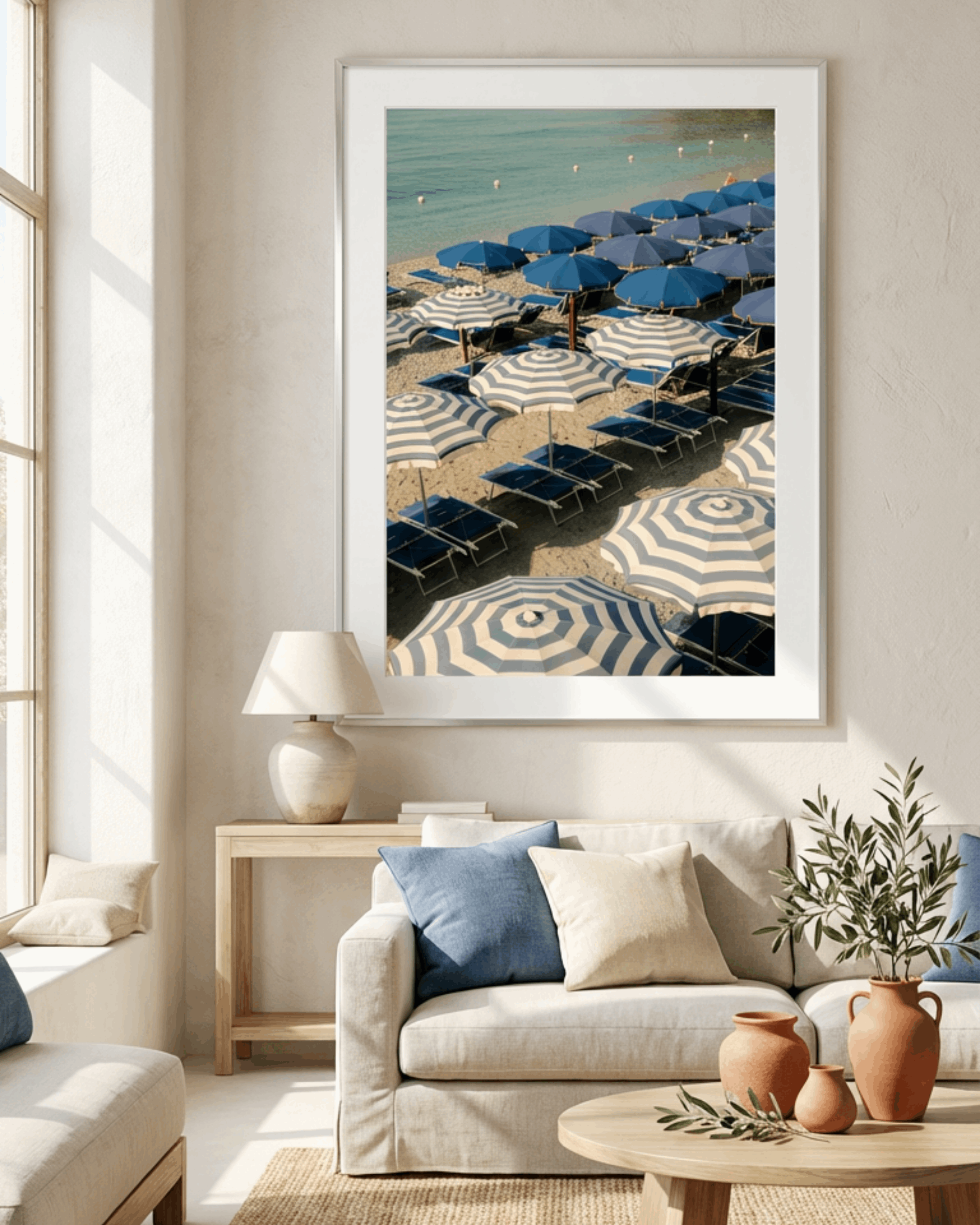 Striped Monterosso al Mare - Wall Art Poster