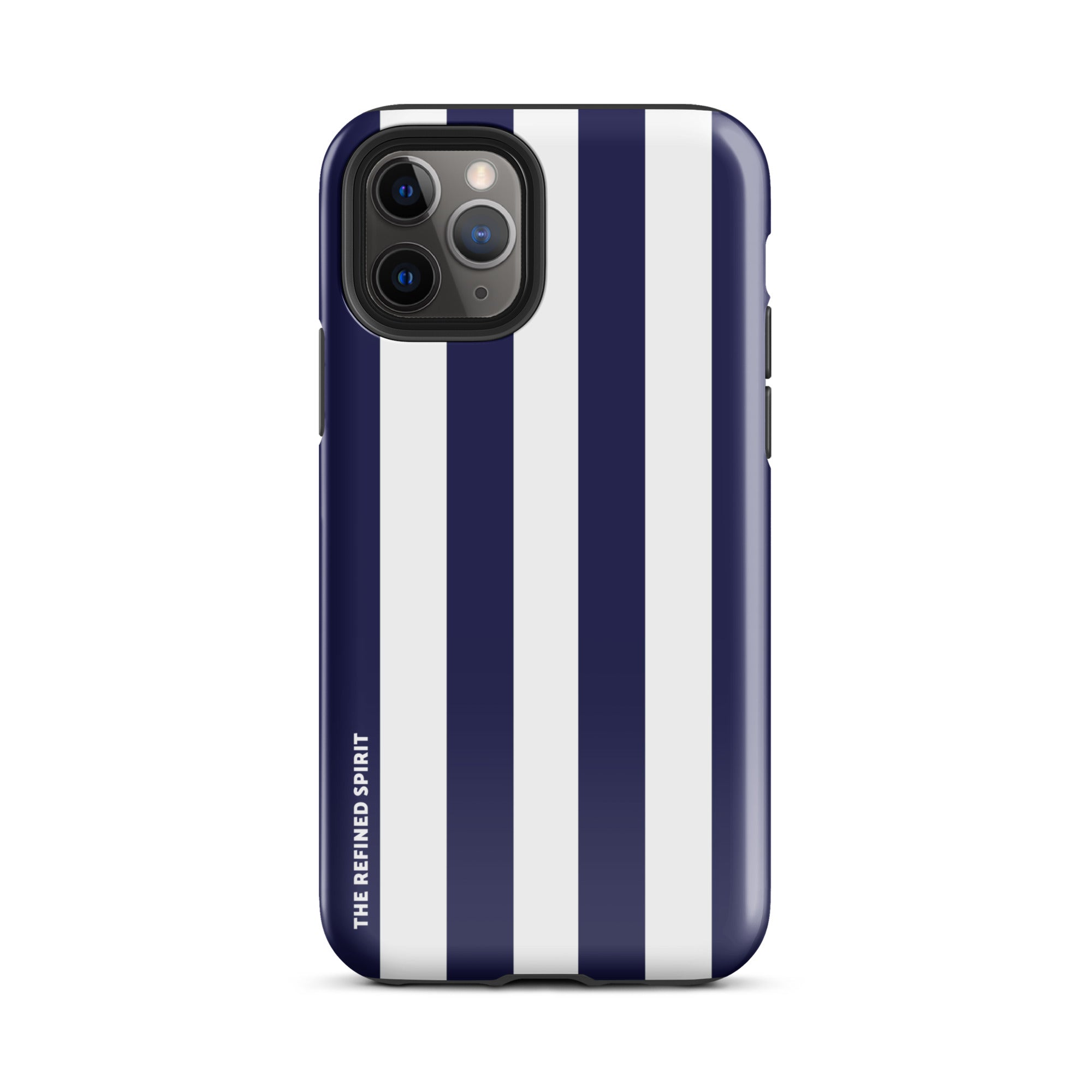 Navy Stripes - Tough Case for iPhone® - The Refined Spirit