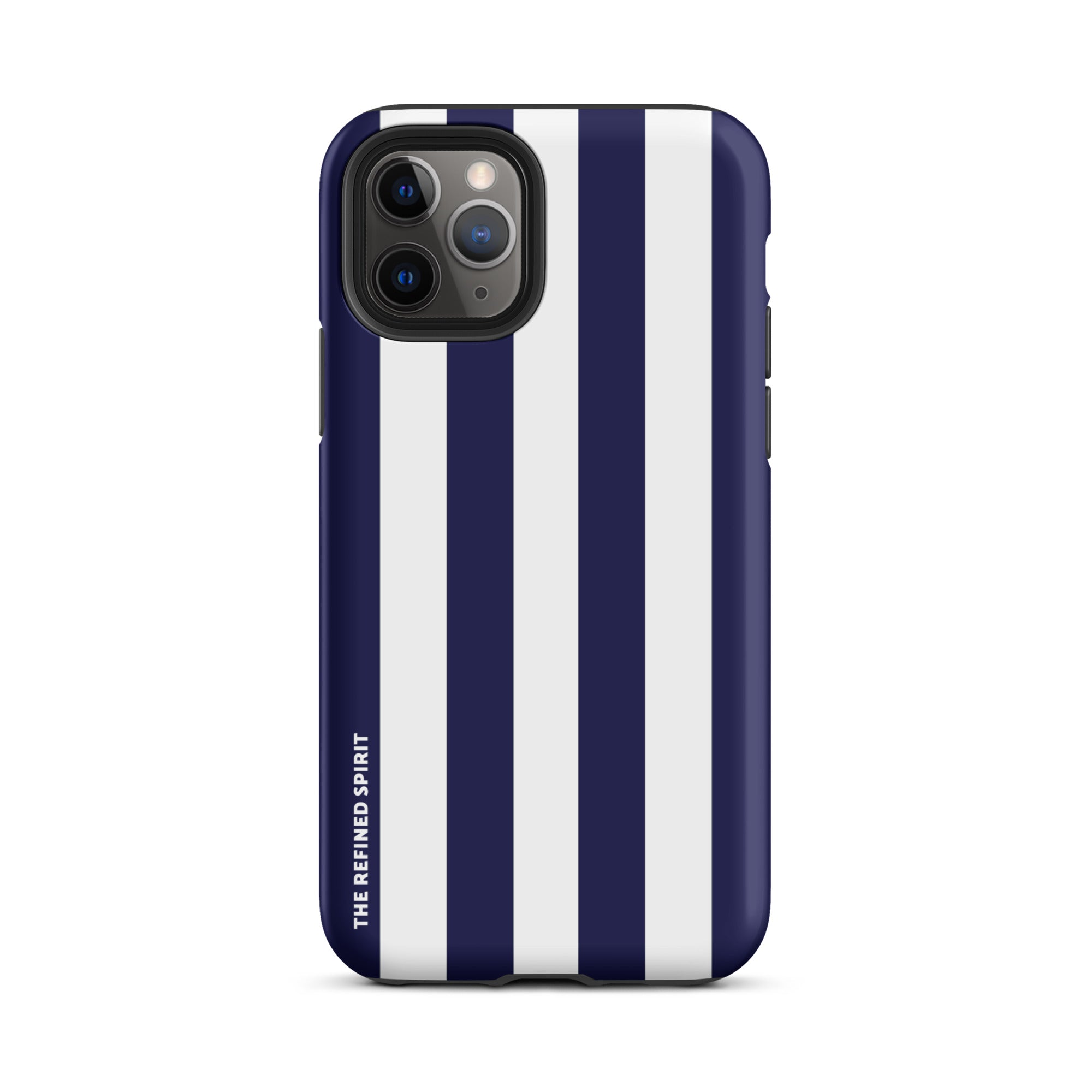 Navy Stripes - Tough Case for iPhone® - The Refined Spirit