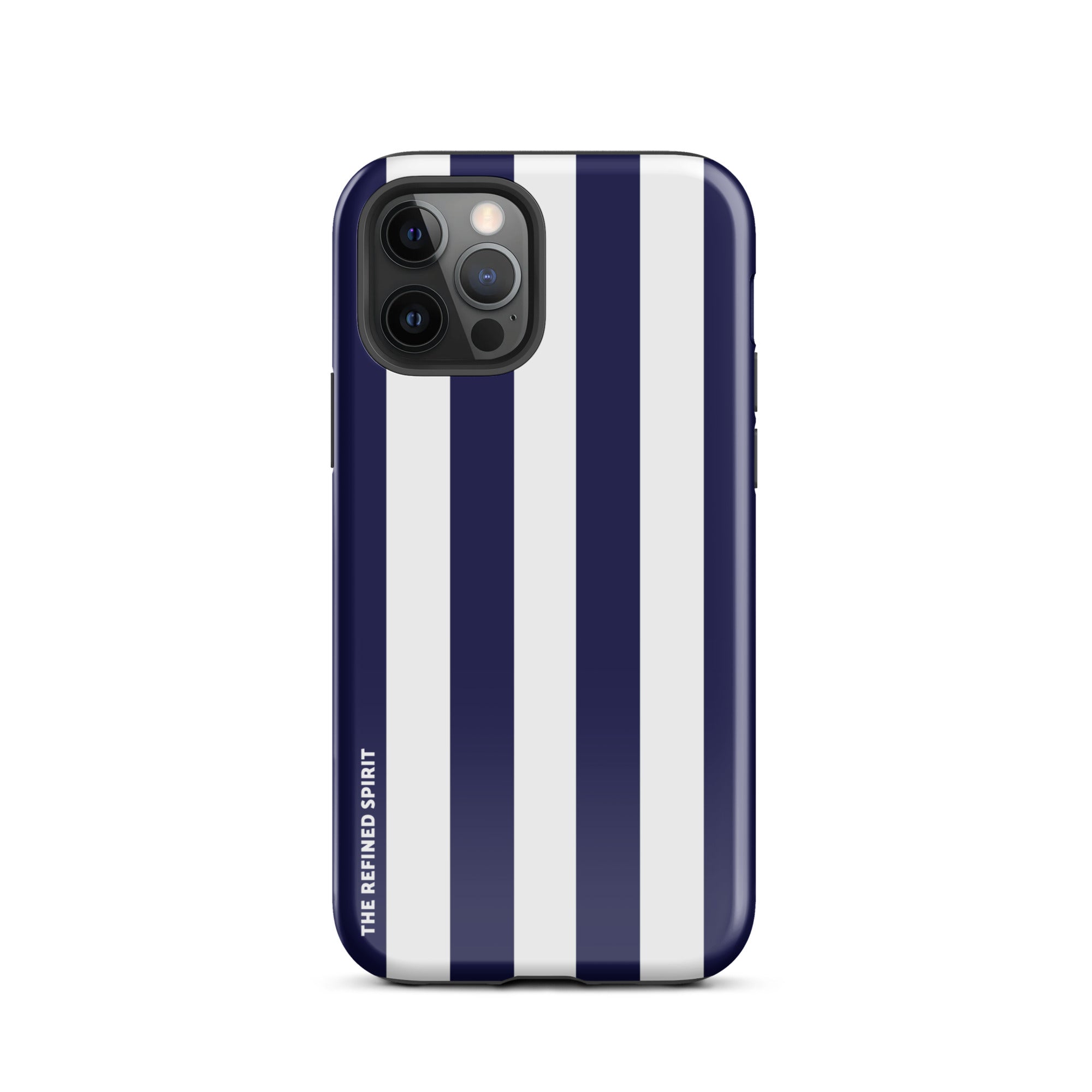 Navy Stripes - Tough Case for iPhone® - The Refined Spirit