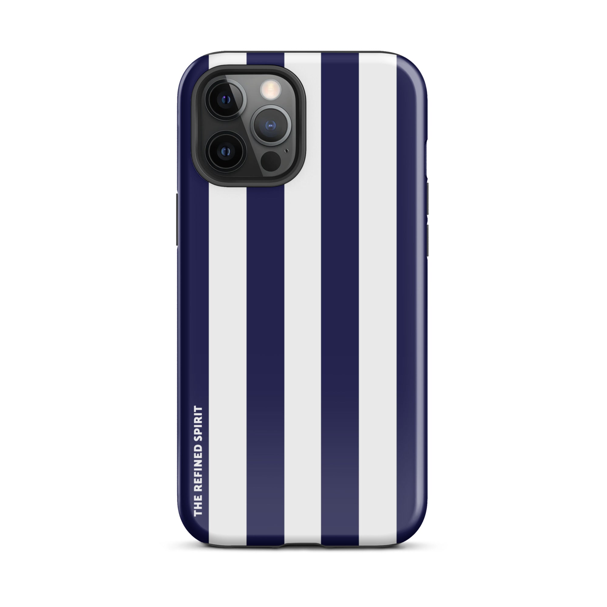 Navy Stripes - Tough Case for iPhone® - The Refined Spirit