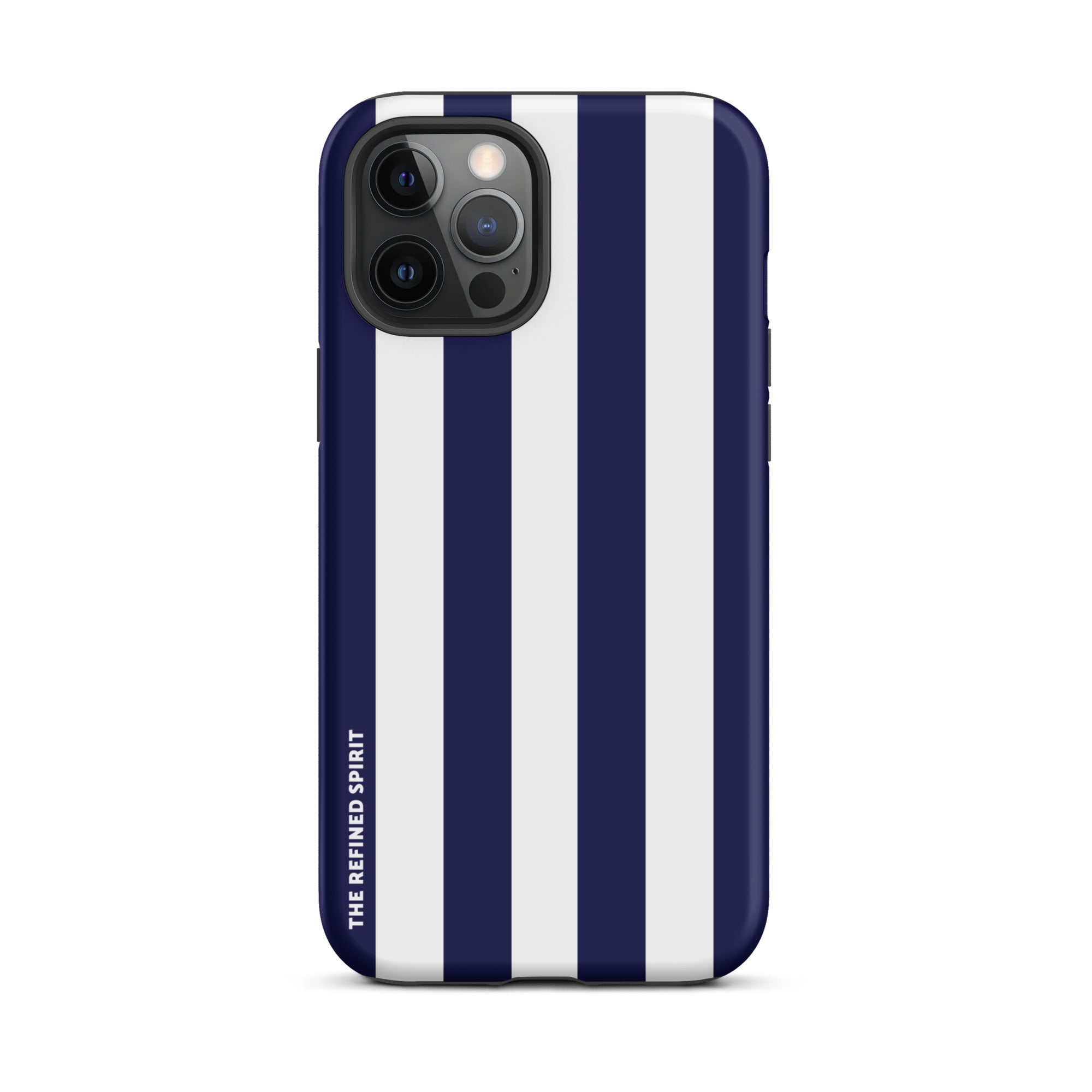 Navy Stripes - Tough Case for iPhone® - The Refined Spirit