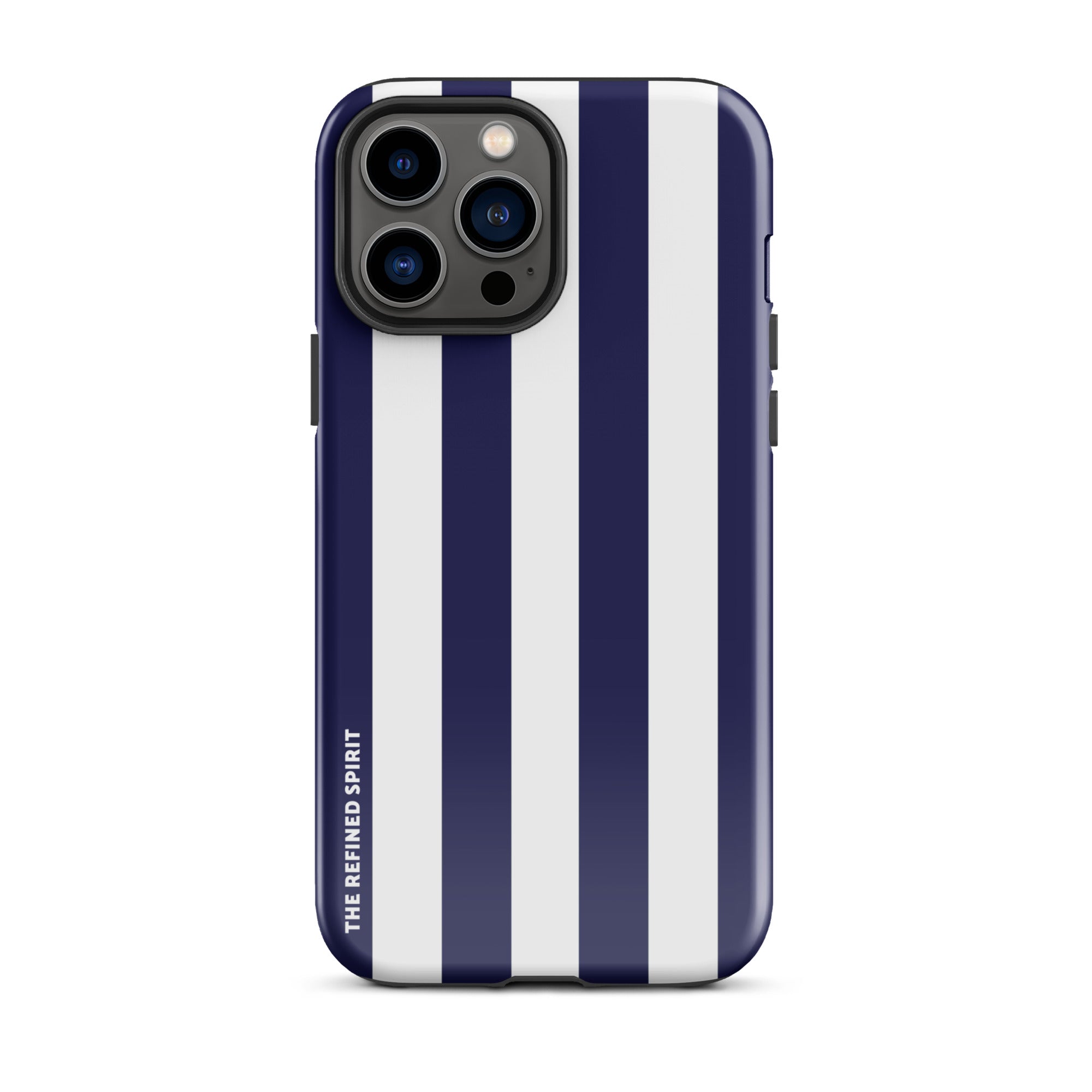 Navy Stripes - Tough Case for iPhone® - The Refined Spirit