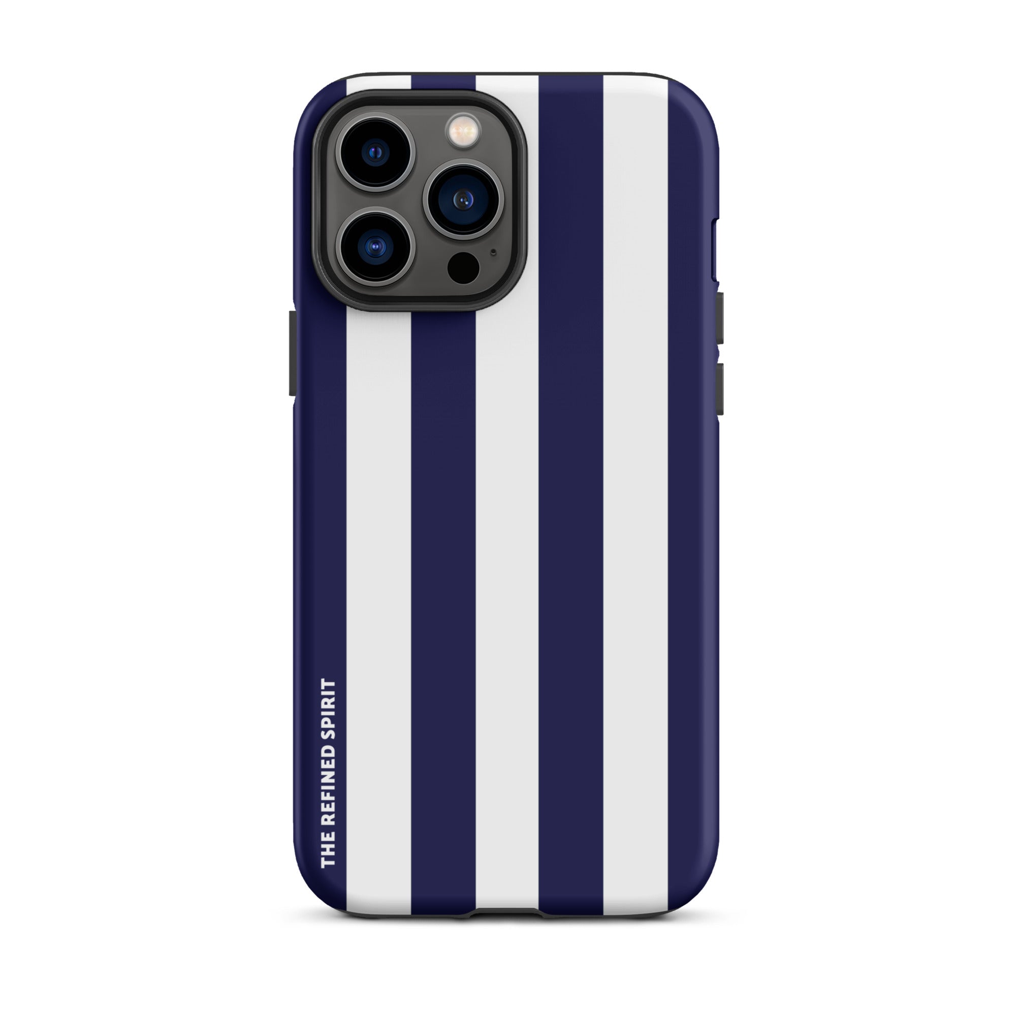 Navy Stripes - Tough Case for iPhone® - The Refined Spirit
