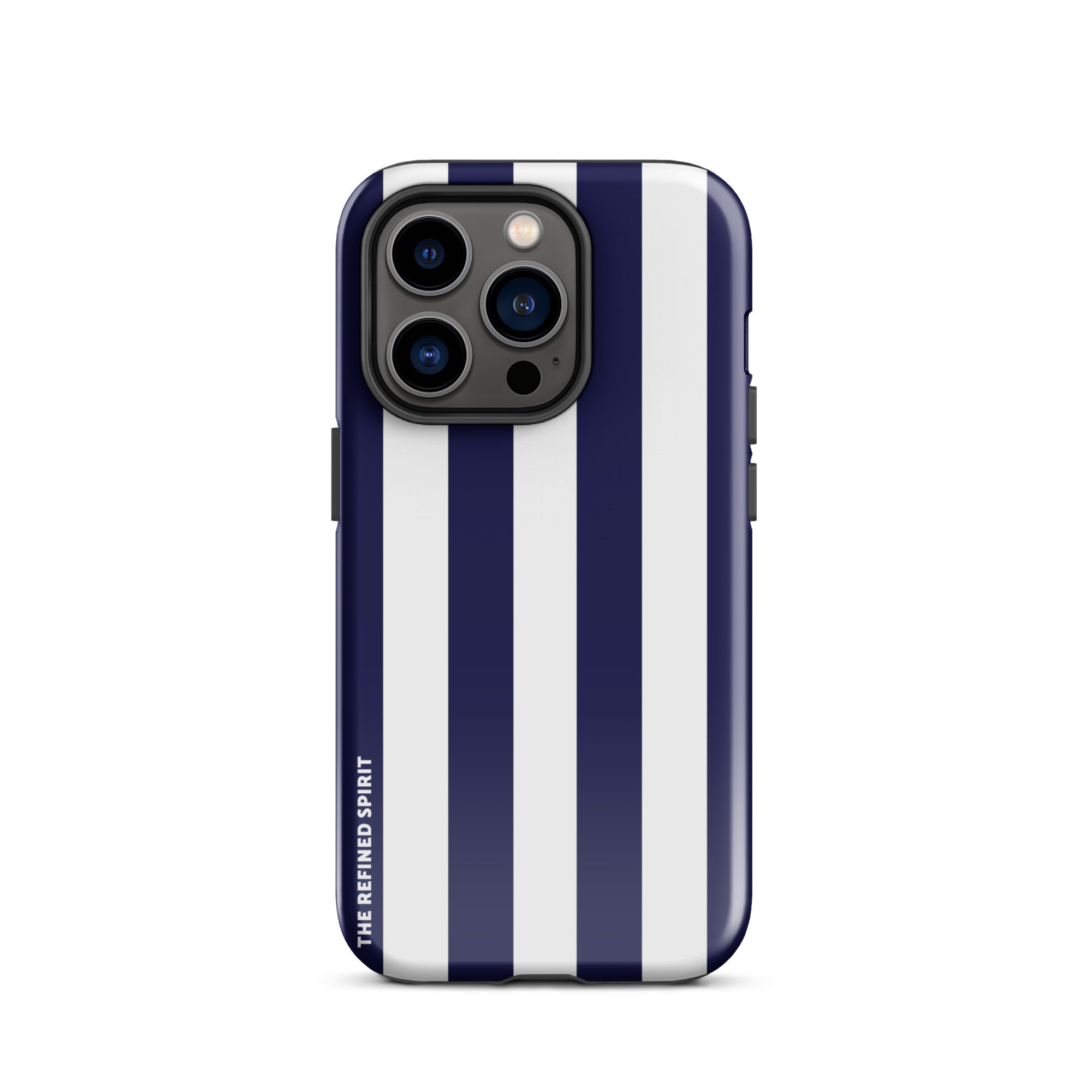 Navy Stripes - Tough Case for iPhone® - The Refined Spirit