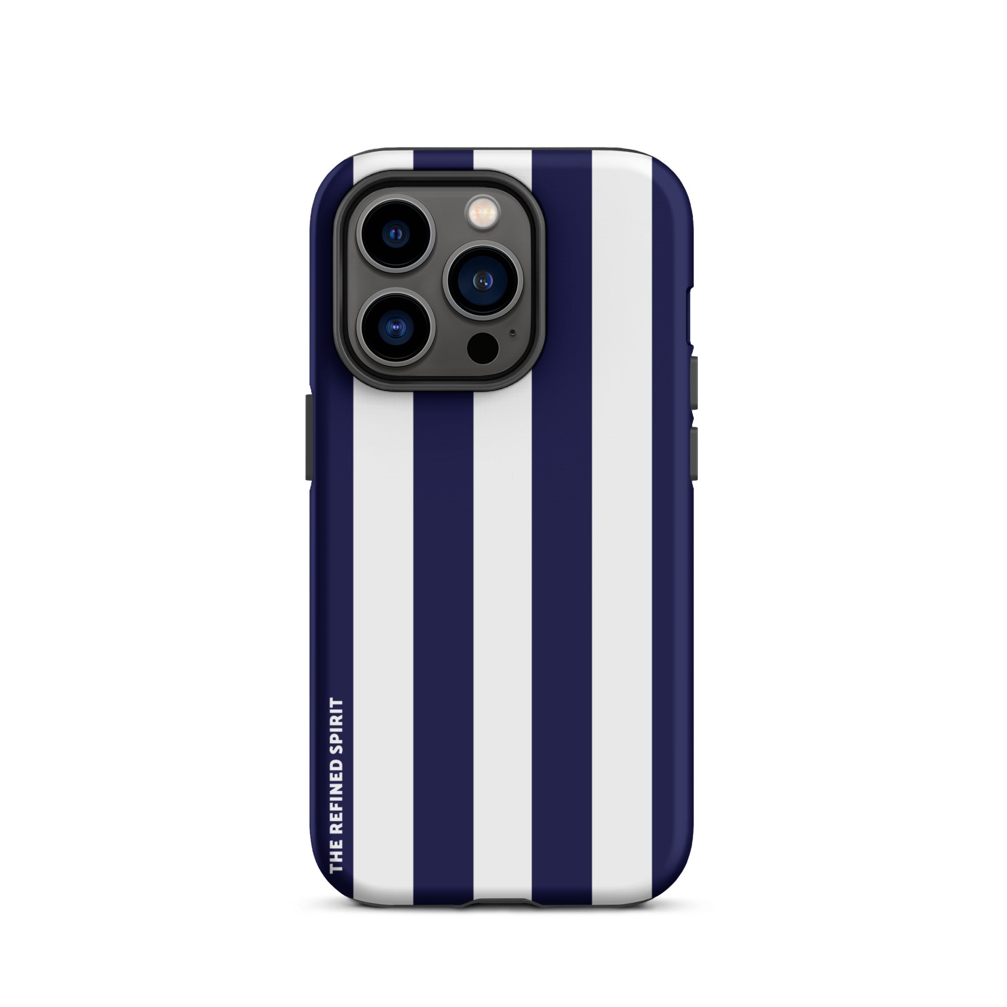 Navy Stripes - Tough Case for iPhone® - The Refined Spirit
