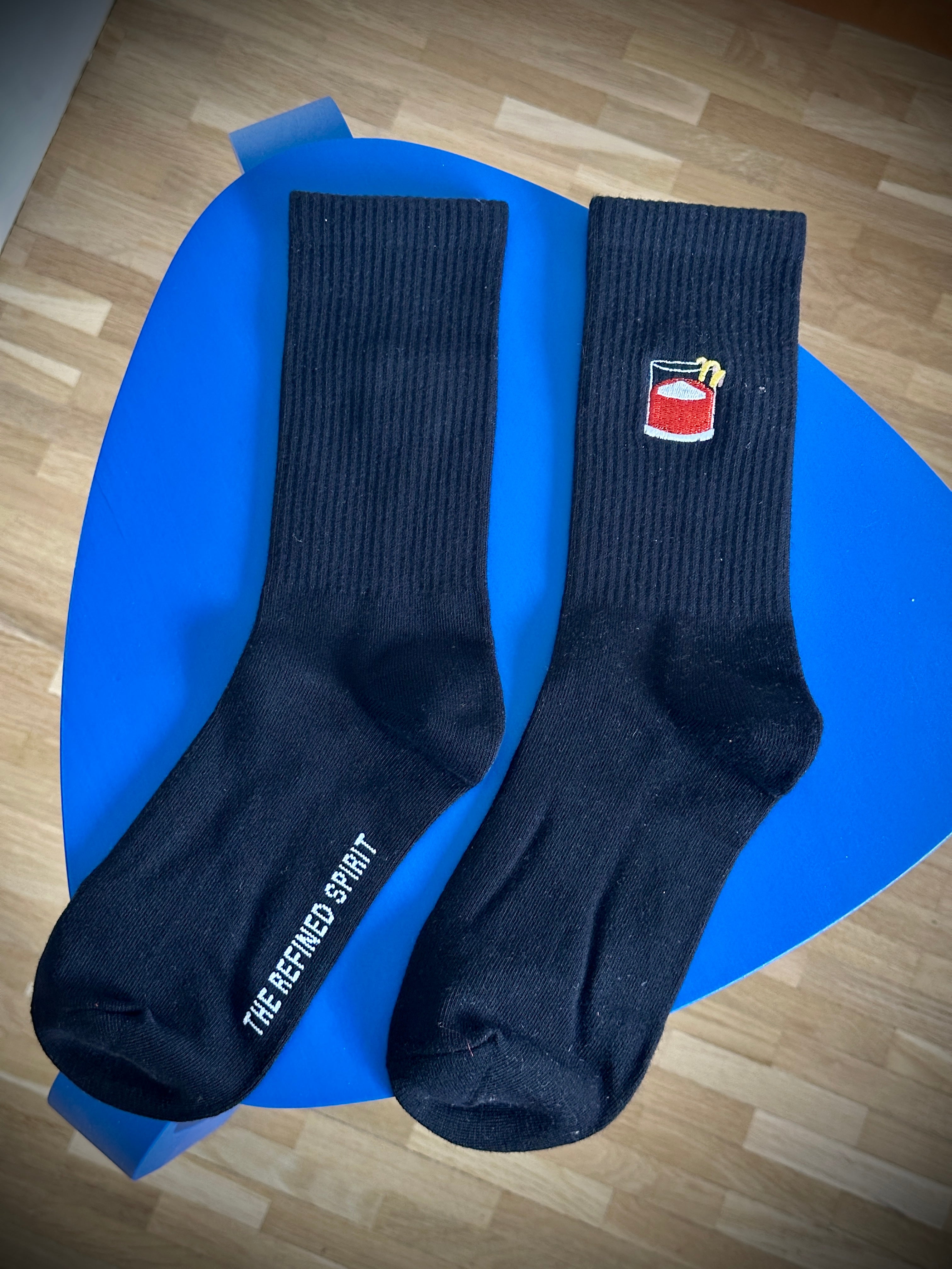Negroni Glass - Unisex Socks - The Refined Spirit
