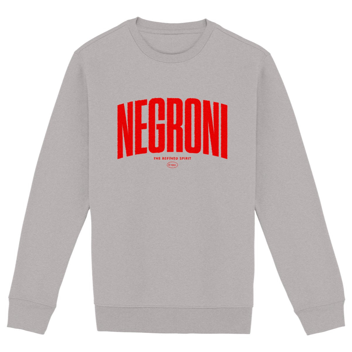 Negroni - Organic Sweatshirt - front_heathergrey