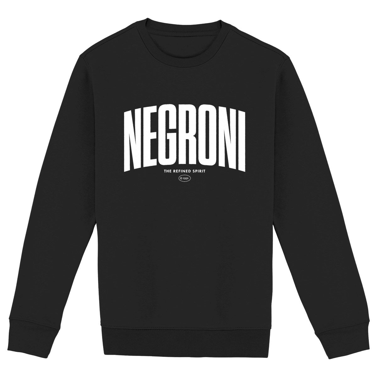 Negroni - Organic Sweatshirt - front_black
