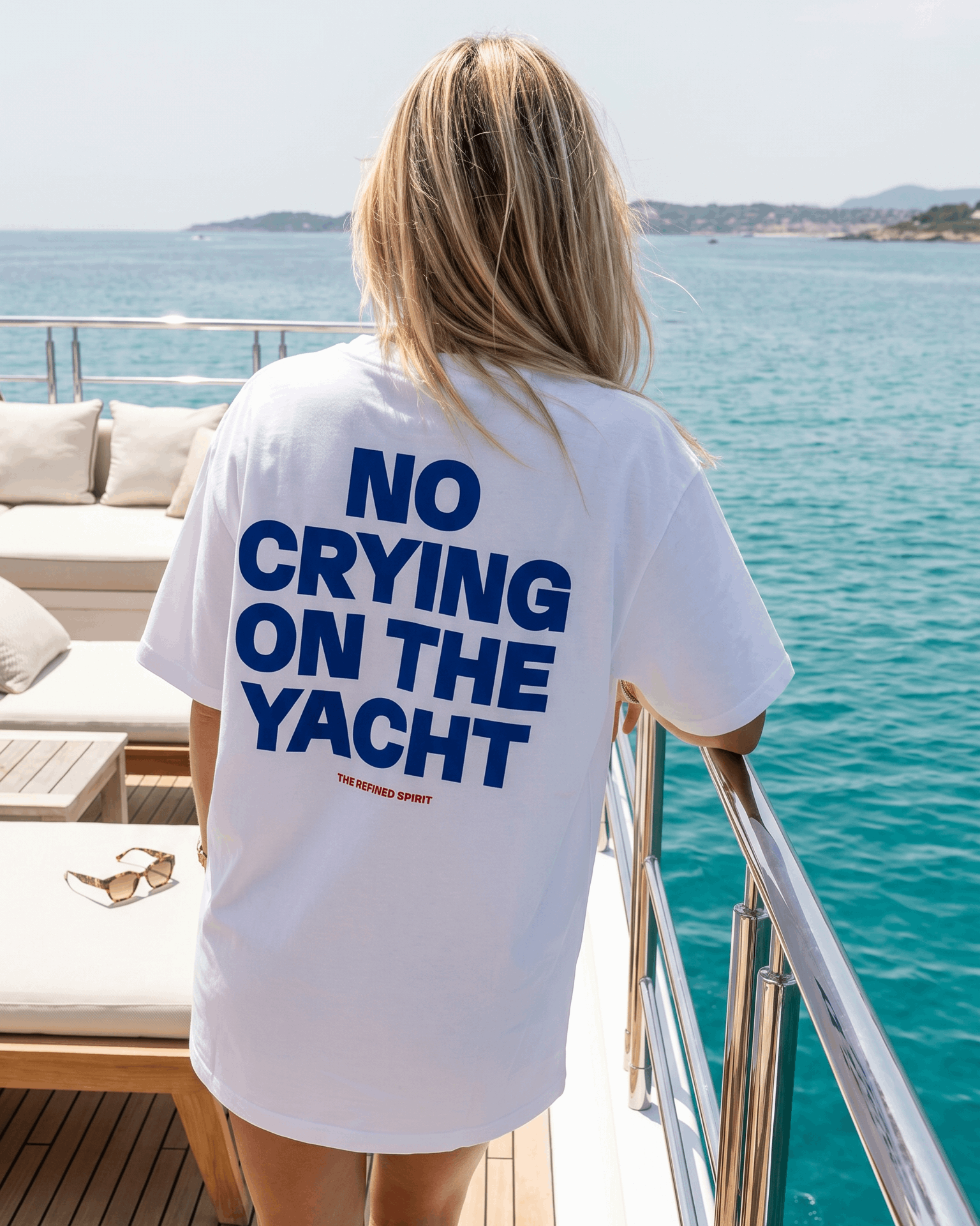 No Crying on the Yacht - Organic T-shirt