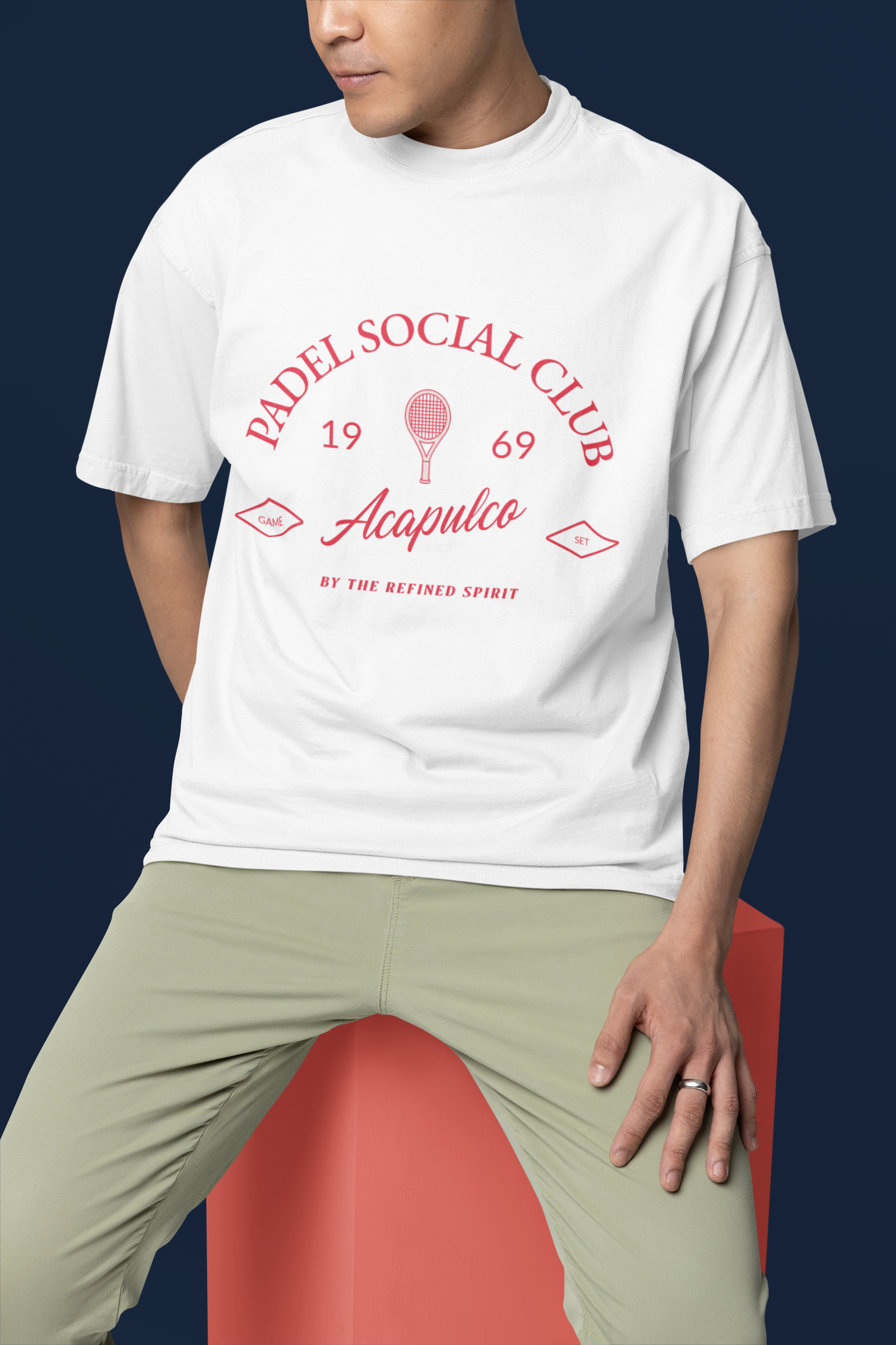 Padel Social Club - Organic T-shirt - The Refined Spirit