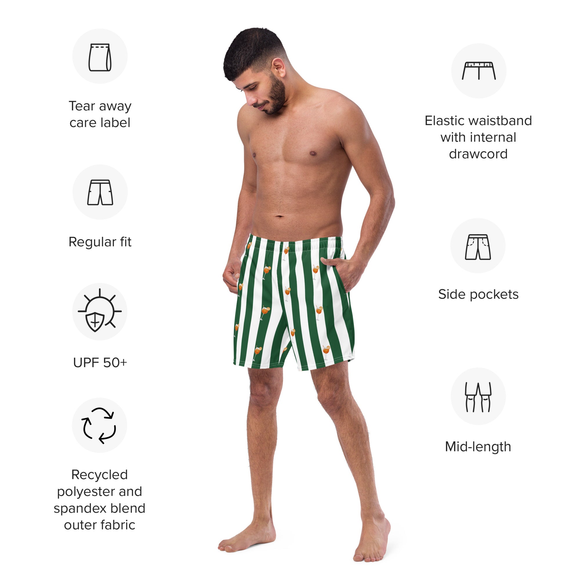 Spritz Stripe - Pool Short - The Refined Spirit