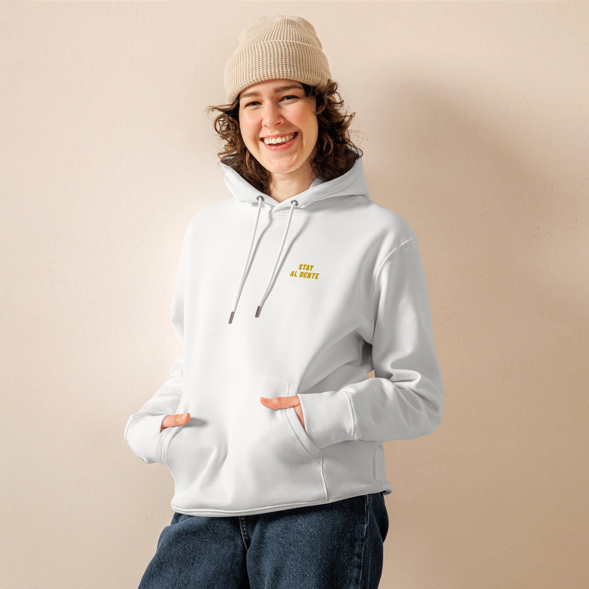 Stay Al Dente - Organic Hoodie - The Refined Spirit