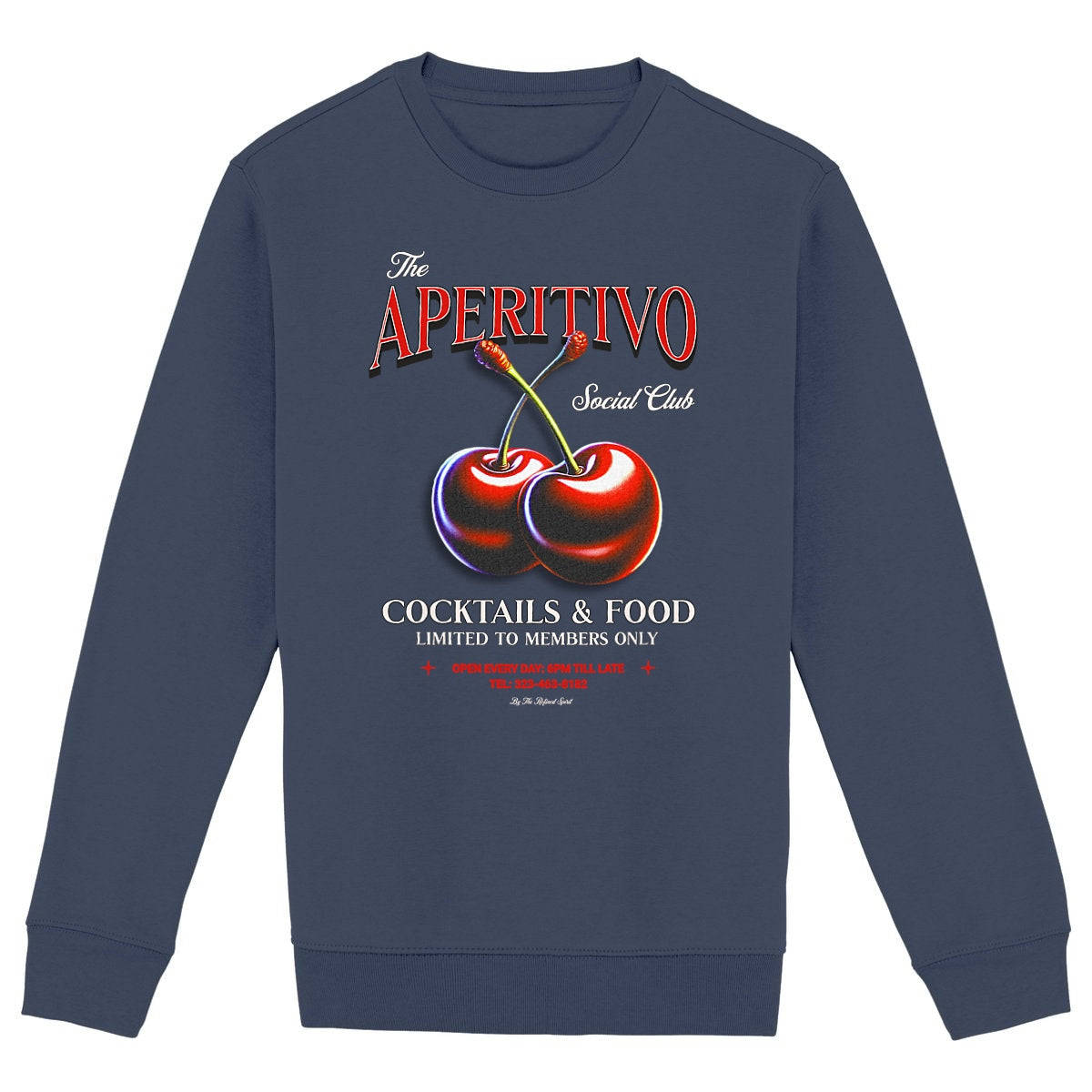 The Aperitivo Social Club - Organic Hoodie - front_navy