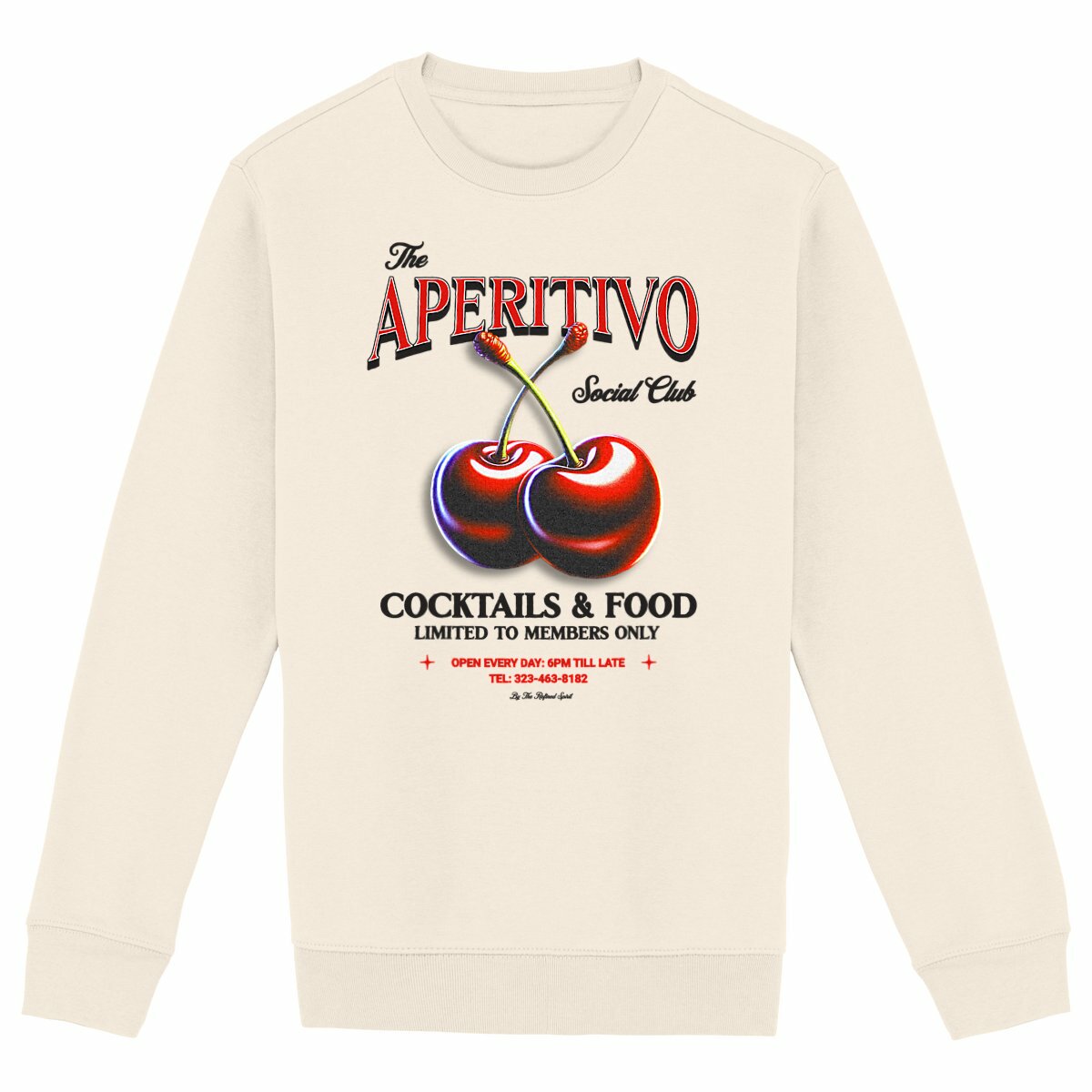 The Aperitivo Social Club - Organic Hoodie - front_ivory