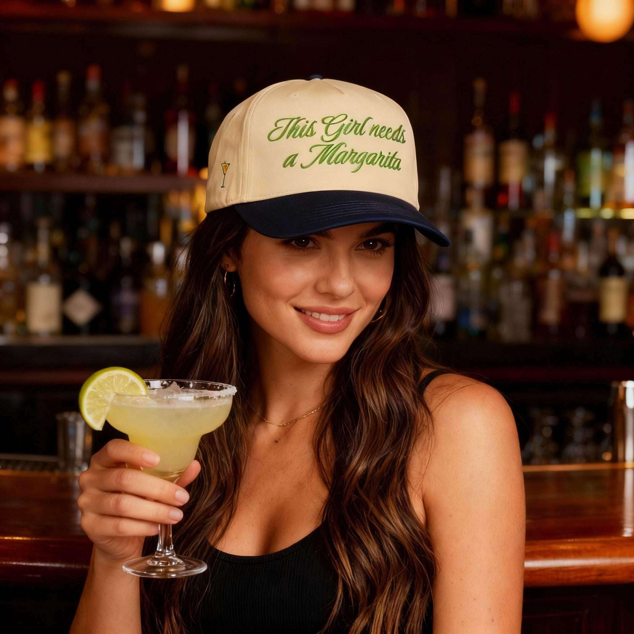 This Girl needs a Margarita - Baseball Cap
