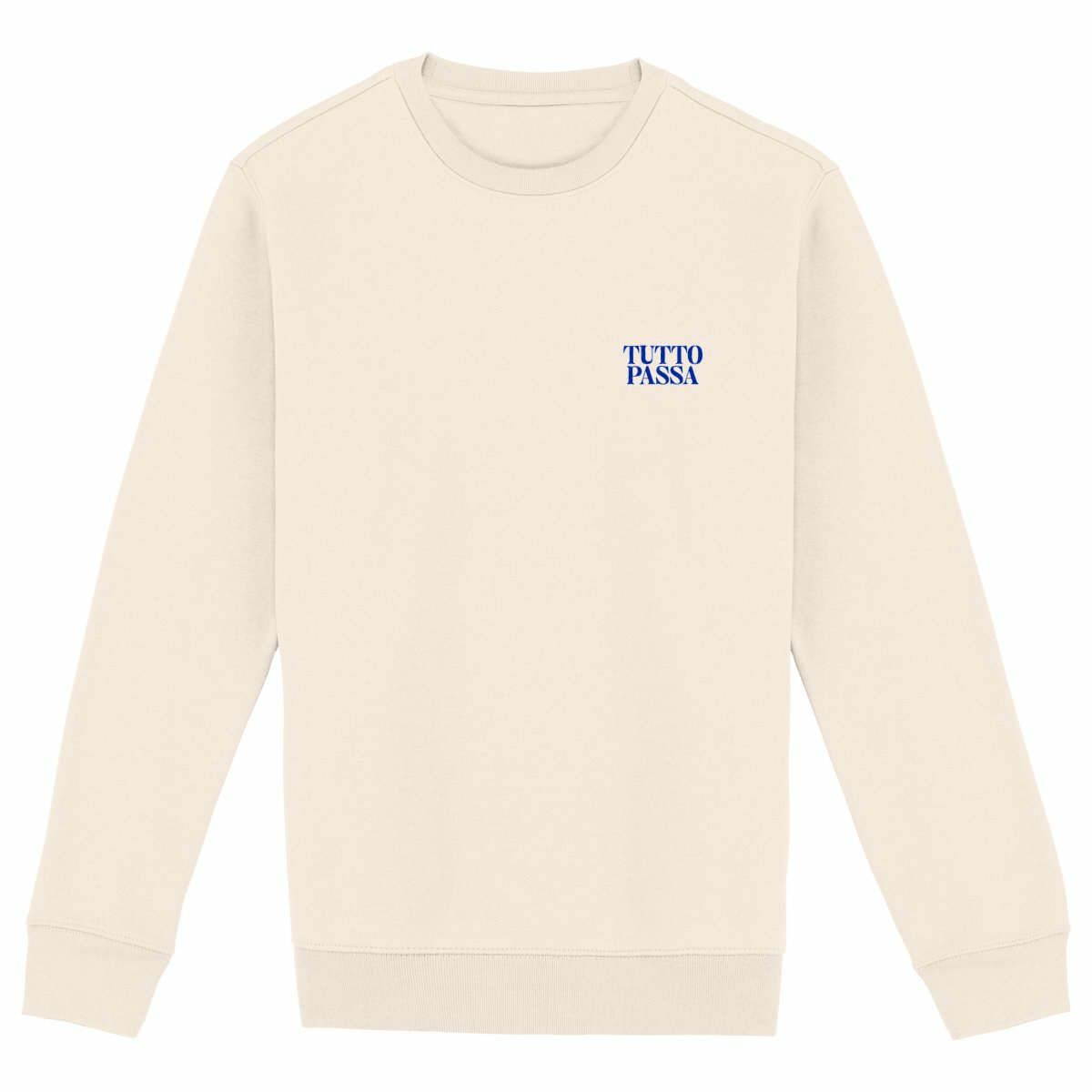 Tutto Passa - Organic Sweatshirt - front_ivory