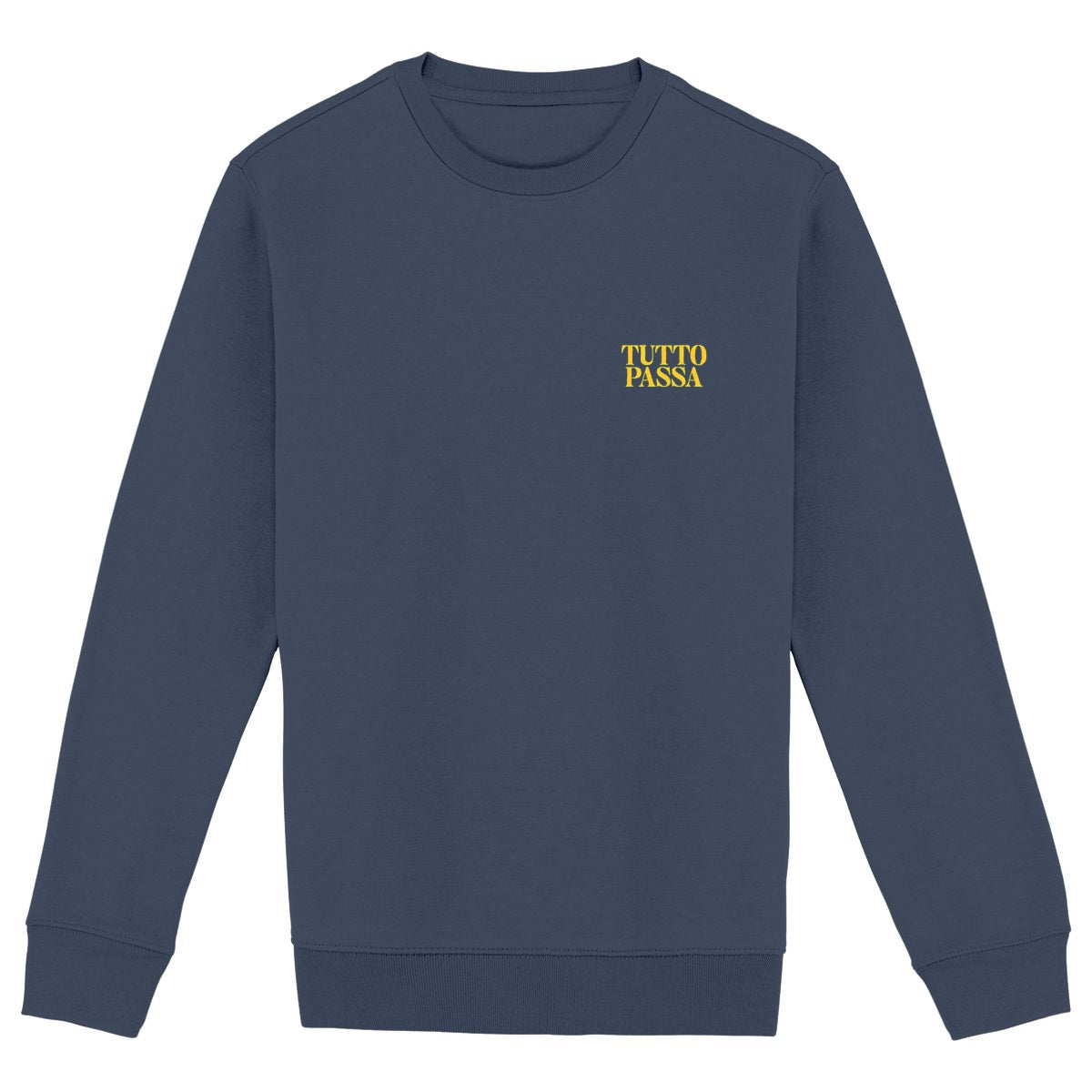 Tutto Passa - Organic Sweatshirt - front_navy