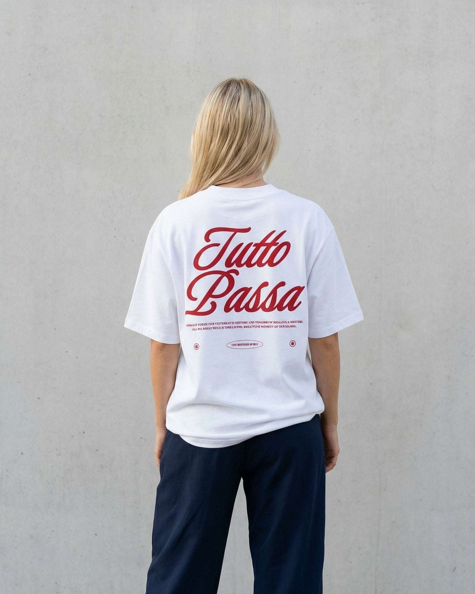 Tutto Passa - Oversized Organic T-shirt