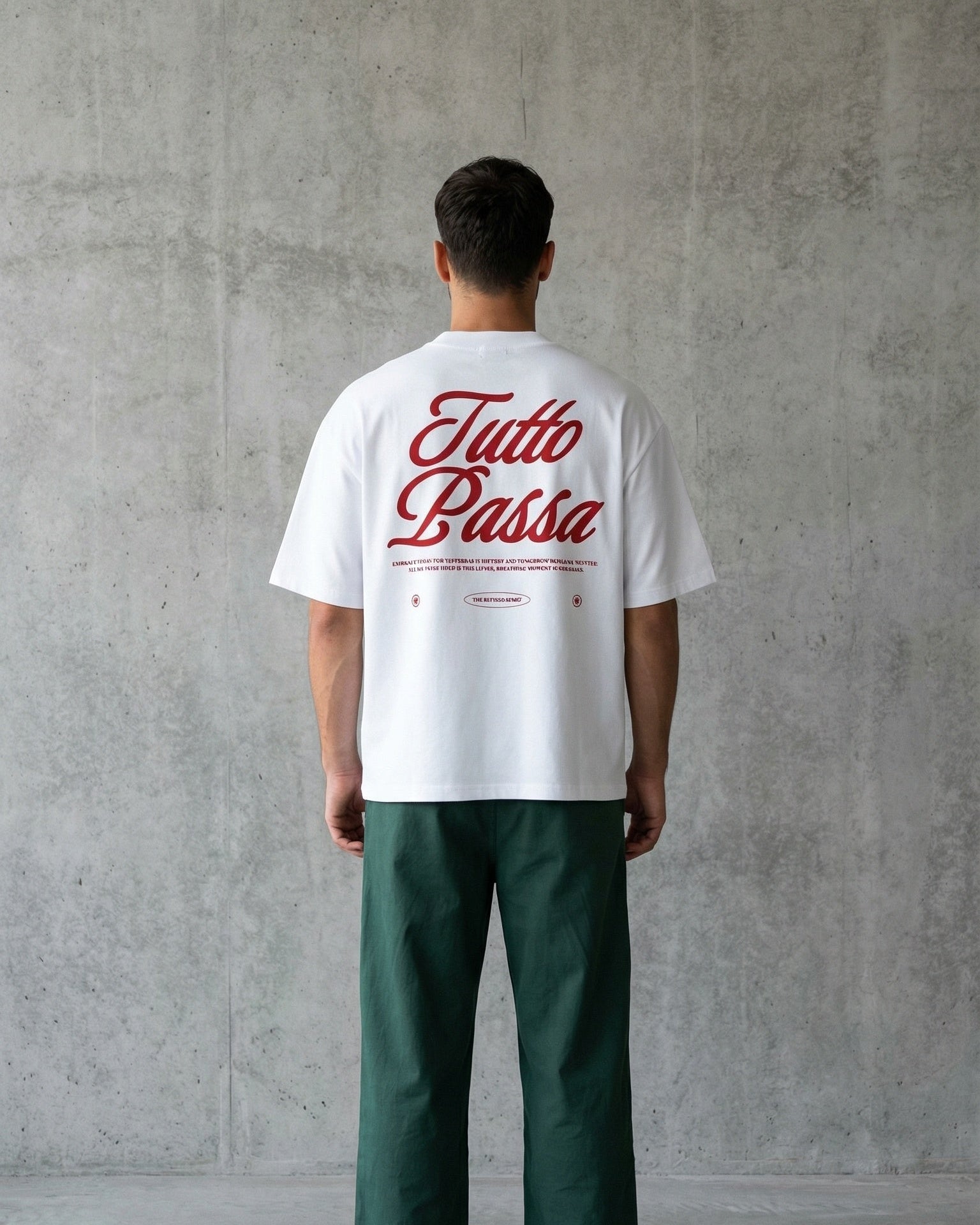 Tutto Passa - Organic Oversized T-shirt