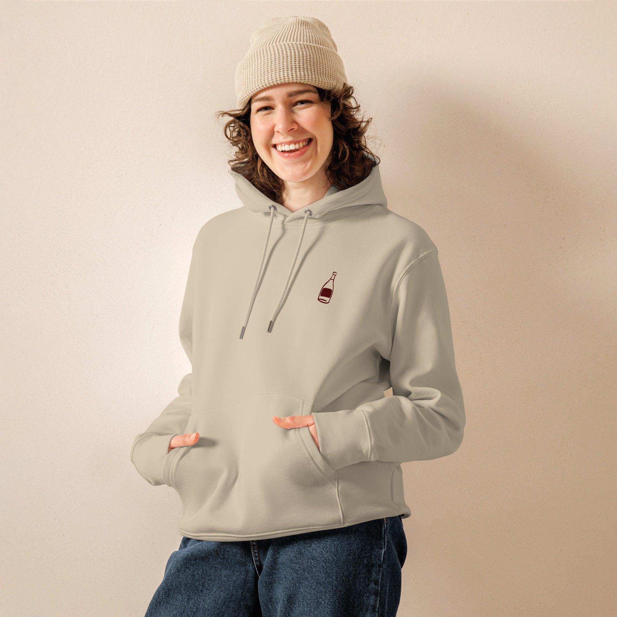 Wine is always the best answer - Organic Hoodie - The Refined Spirit