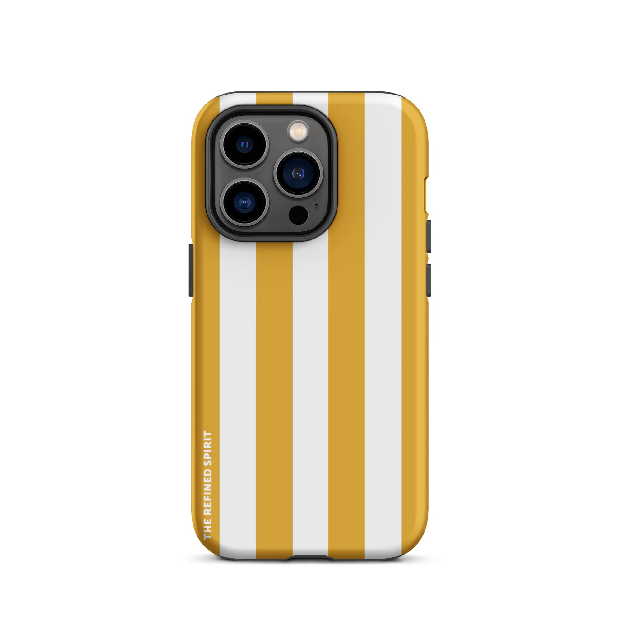 Yellow Stripes - Tough Case for iPhone® - The Refined Spirit