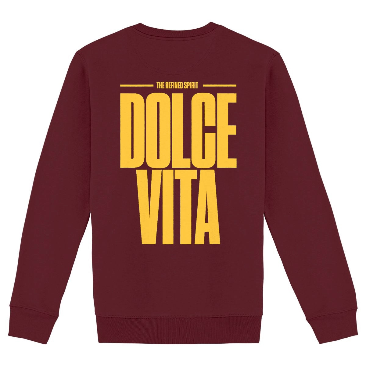 Dolce Vita - Organic Sweatshirt - back_burgundy
