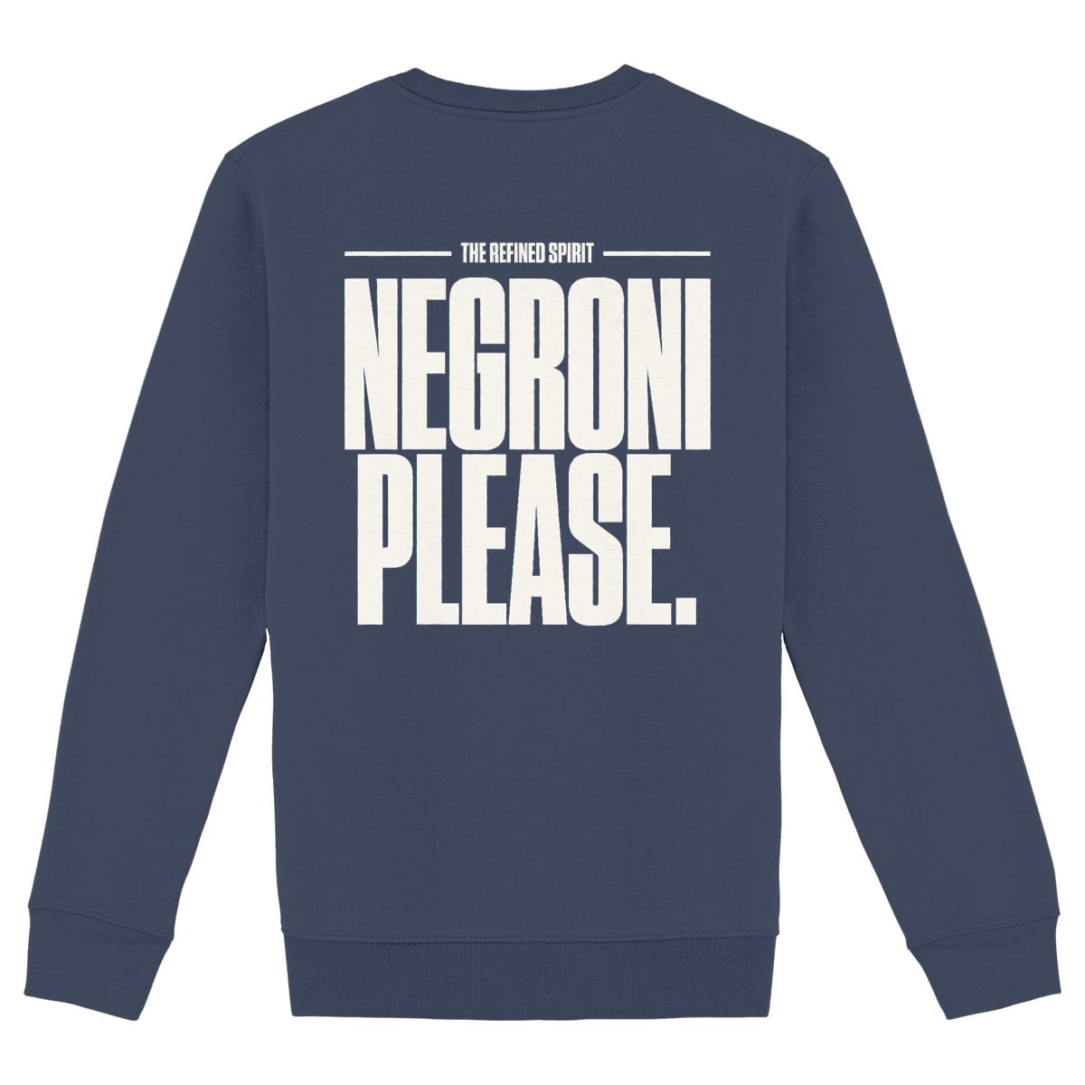 Negroni Please - Organic Sweatshirt - back_navy