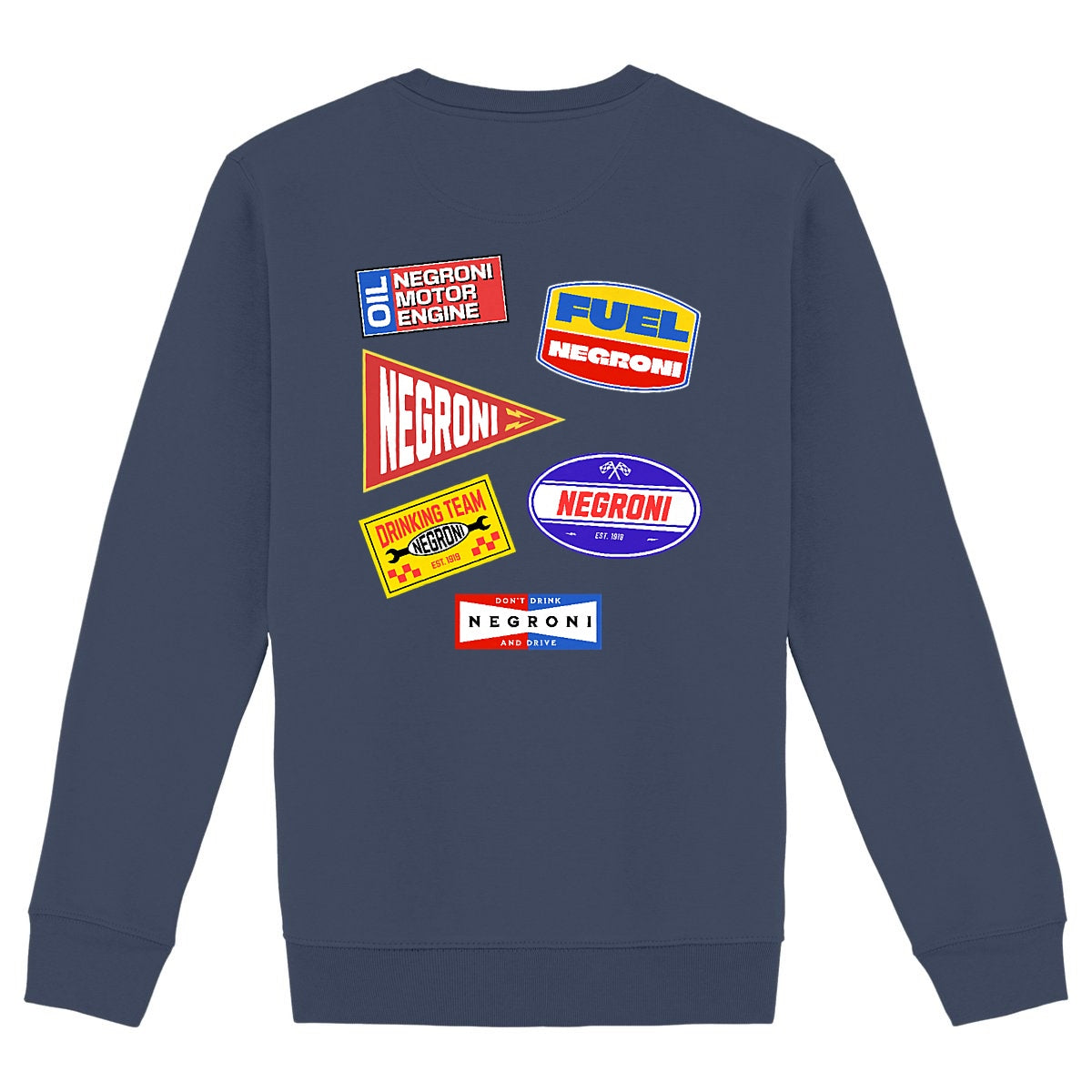 Negroni Racing Team - Organic Sweatshirt - back_navy