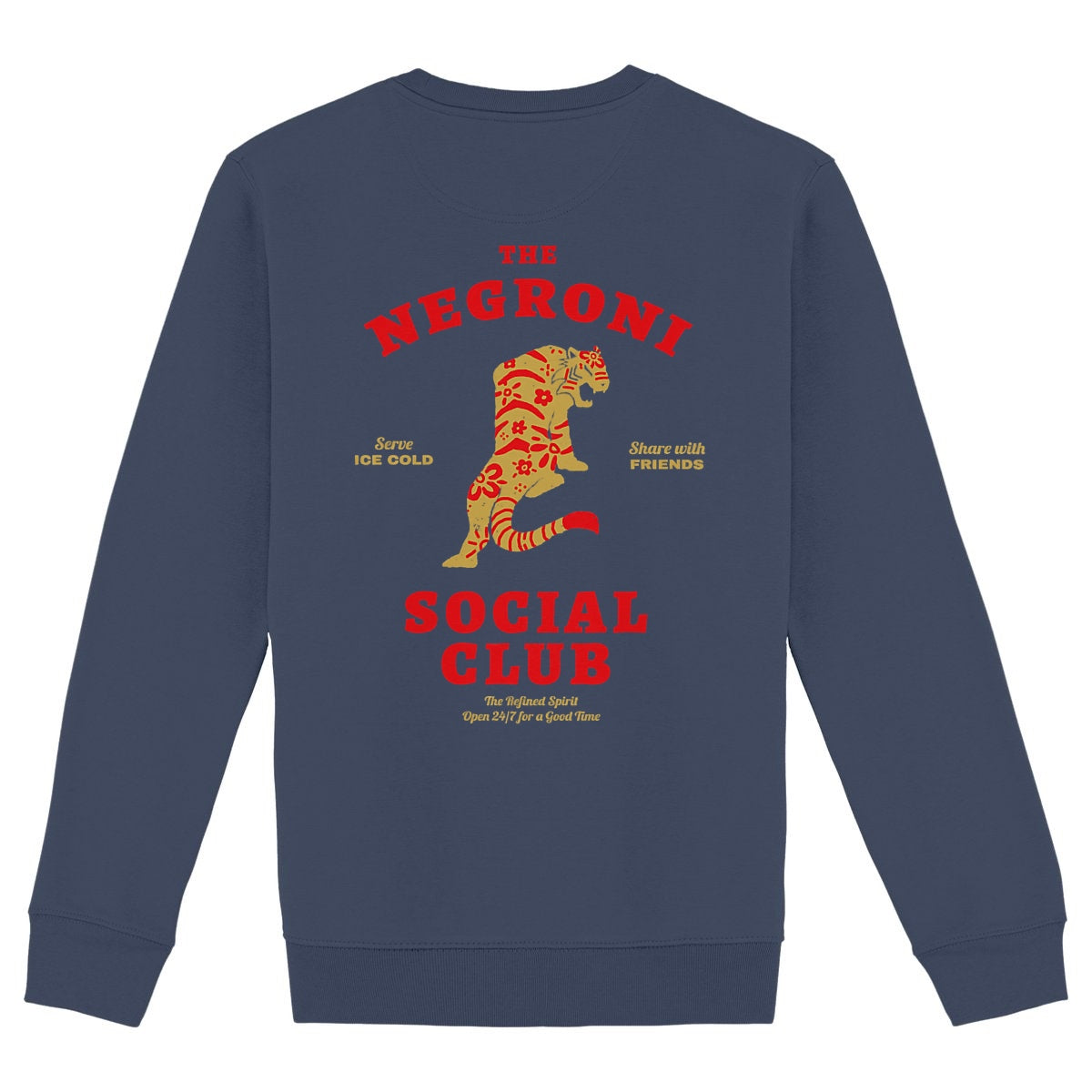 The Negroni Social Club - Organic Sweatshirt - back_navy