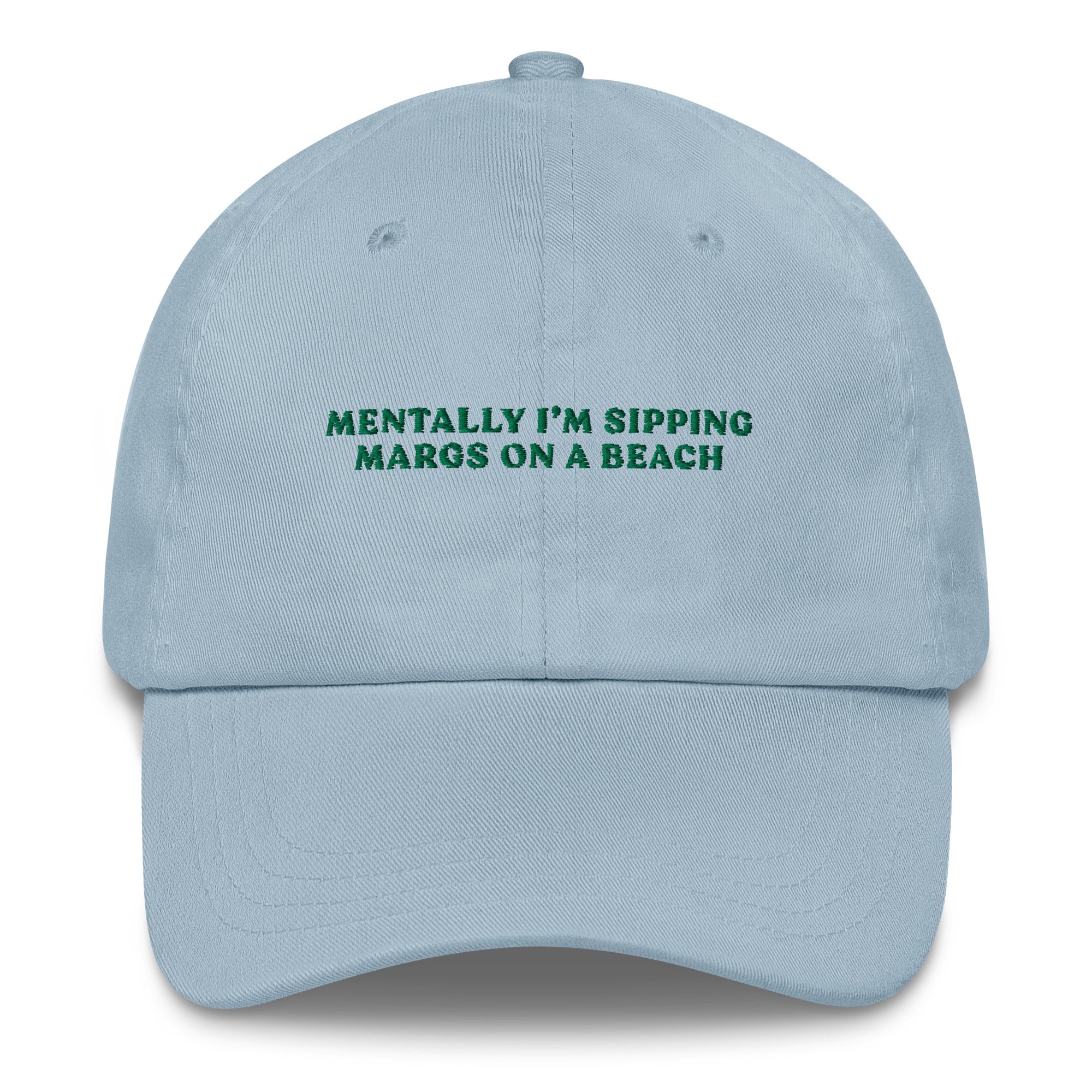 Mentally I'm sipping margs on a beach - Cap